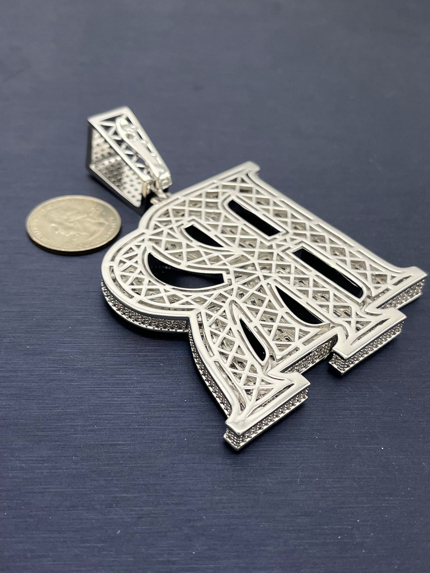 BRP-102 Brass Initial Pendant