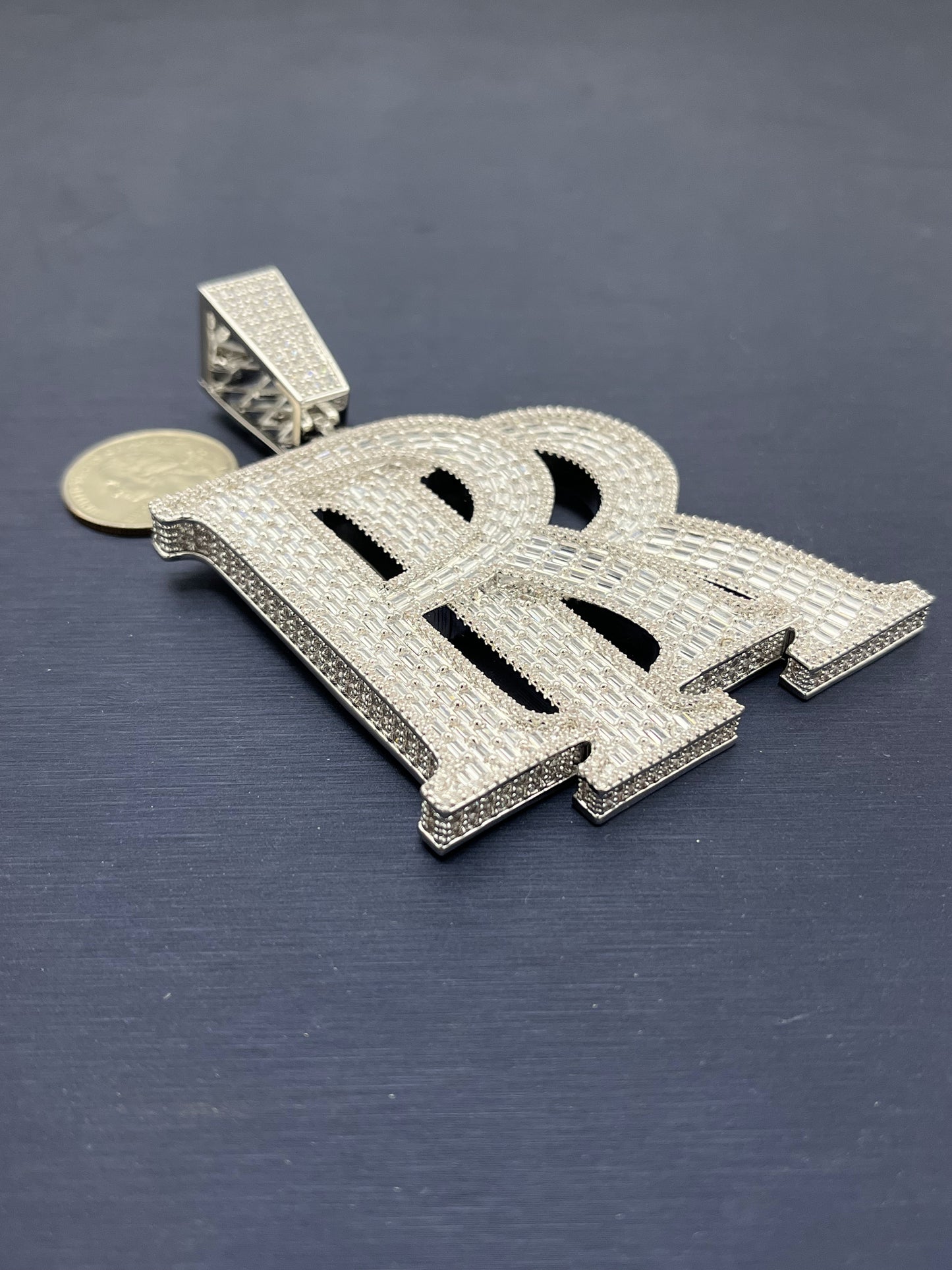 BRP-102 Brass Initial Pendant