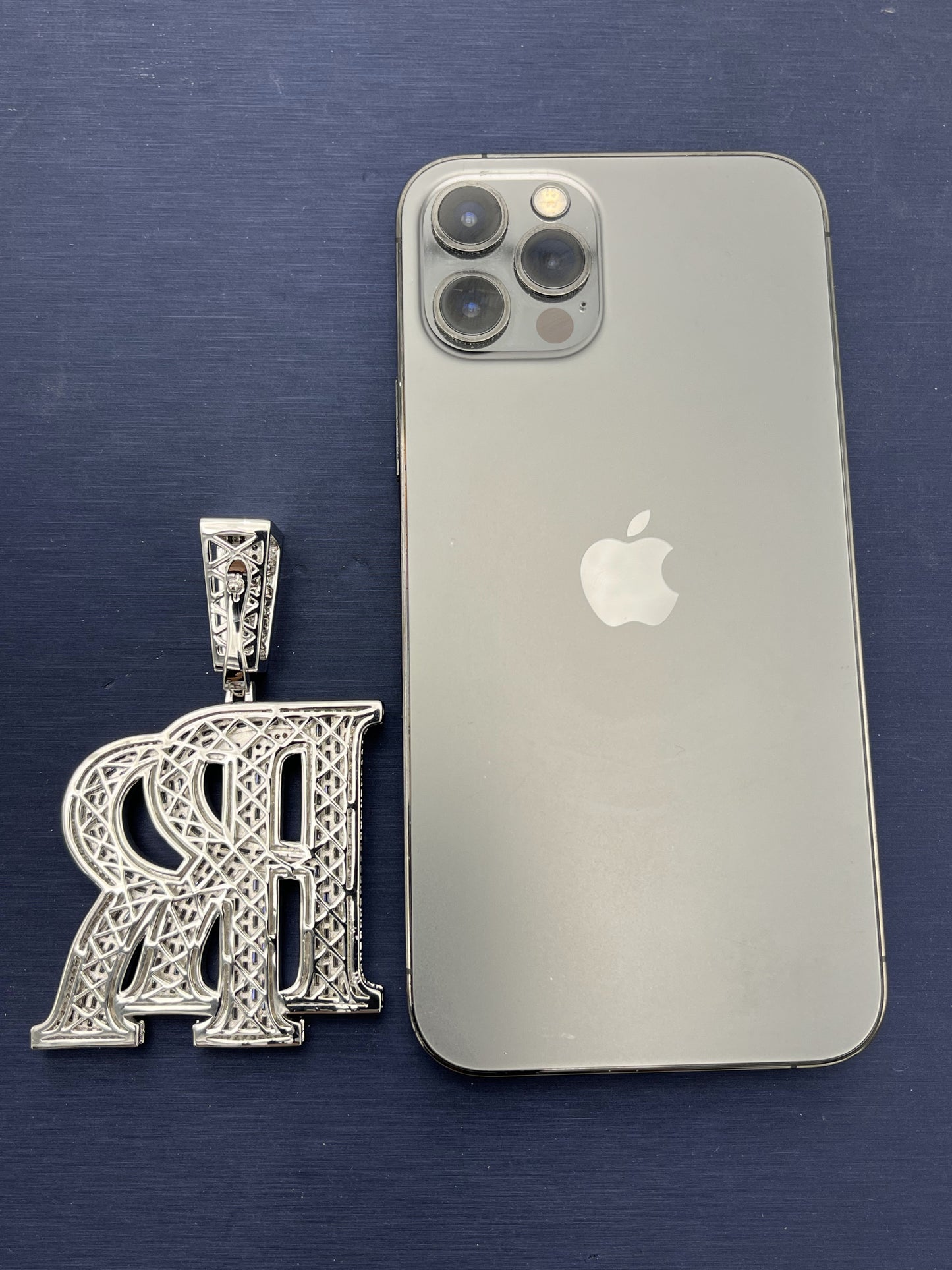 BRP-102 Brass Initial Pendant