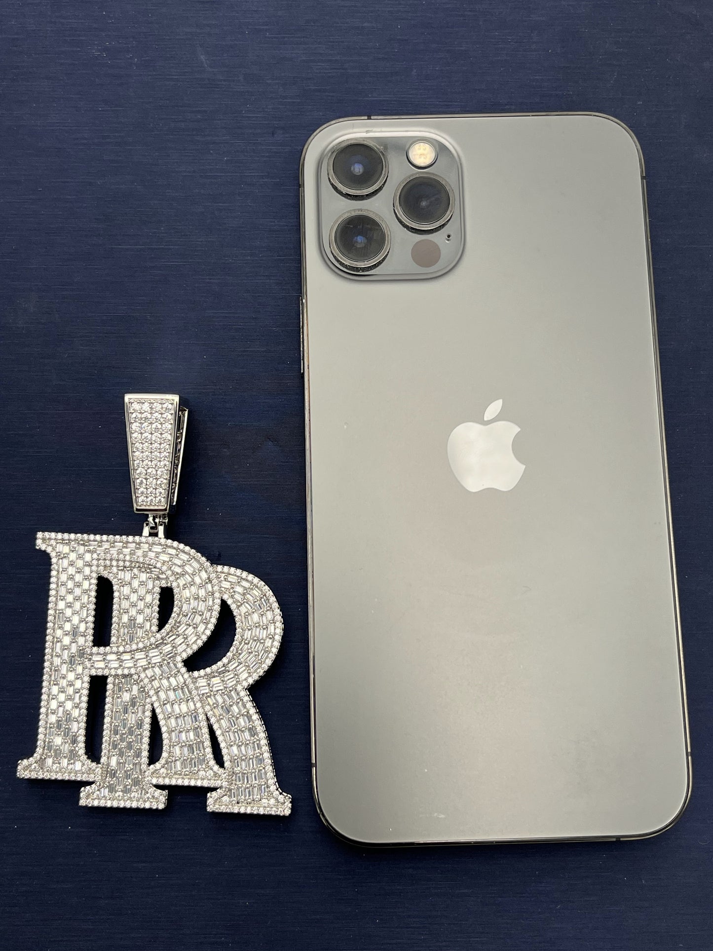 BRP-102 Brass Initial Pendant