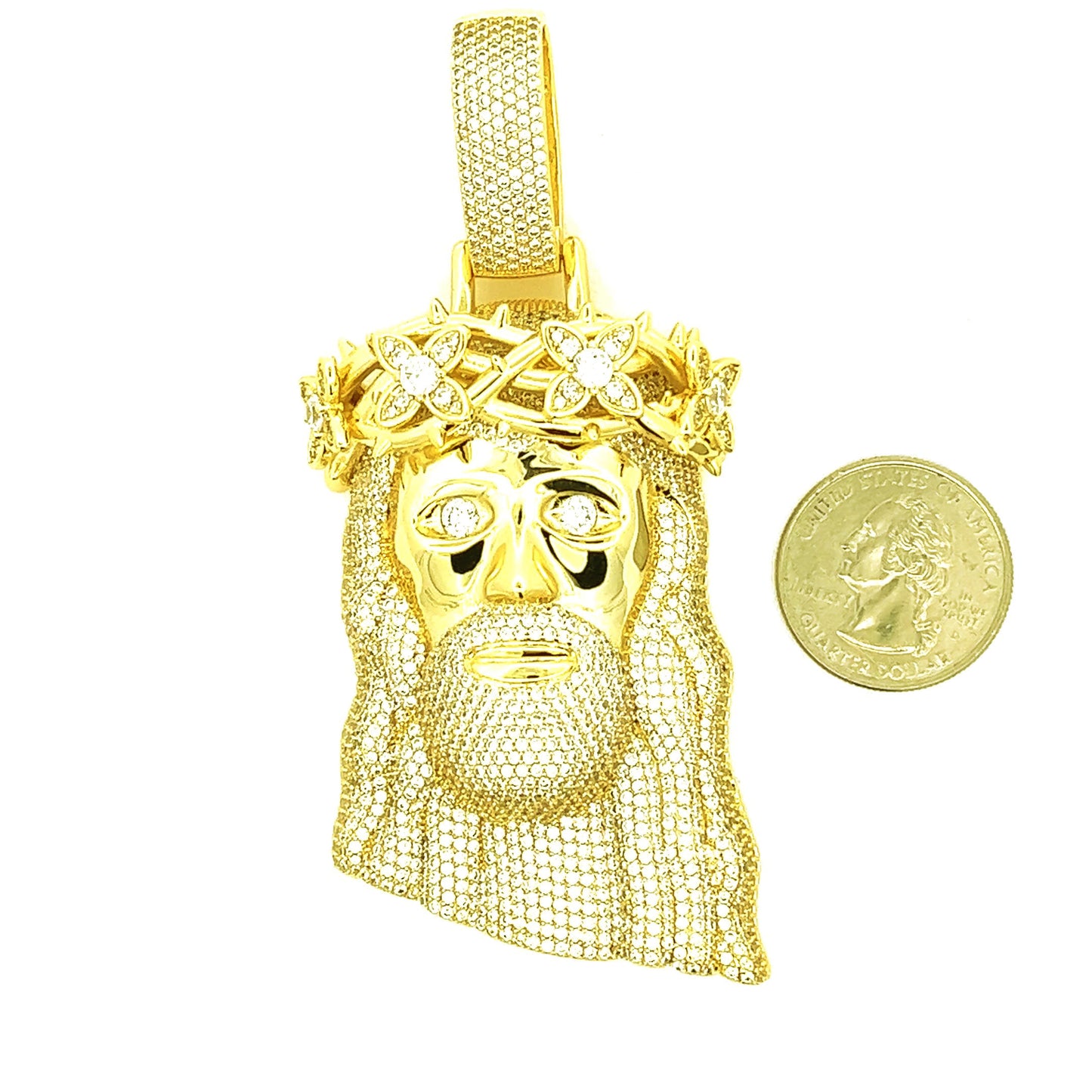 BRP-104 Colgante de Jesucristo en latón