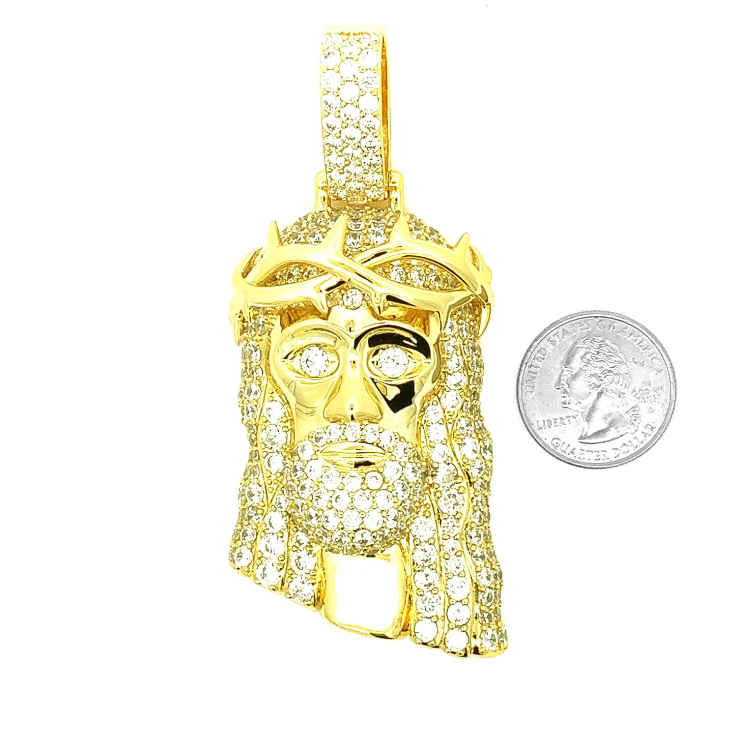 BRP-105 Brass Jesus Christ Pendant