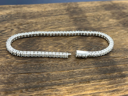 2.5mm Tennis Moissanite Silver Bracelet Net price