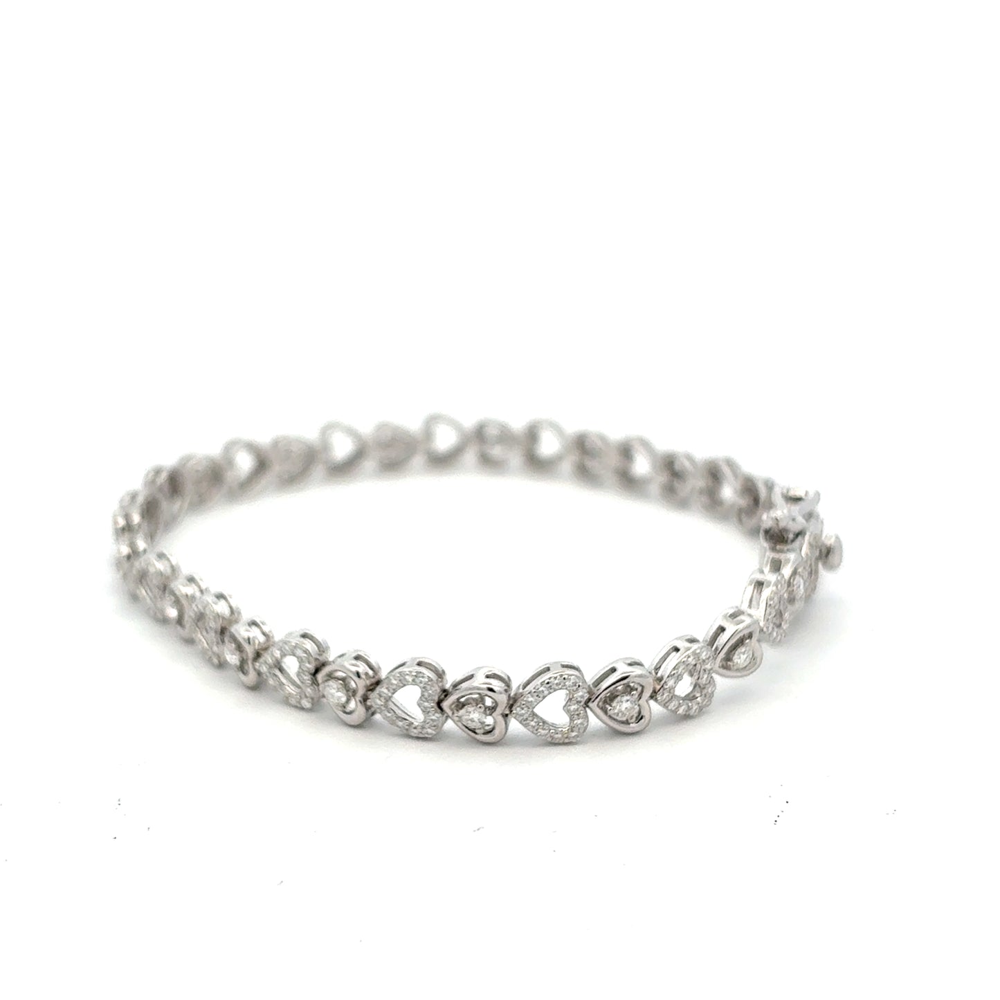 MB-11 (Moissanite Silver Bracelet)