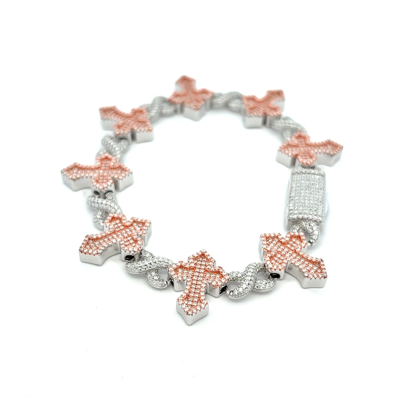 MB-22 (Moissanite Silver Bracelet)