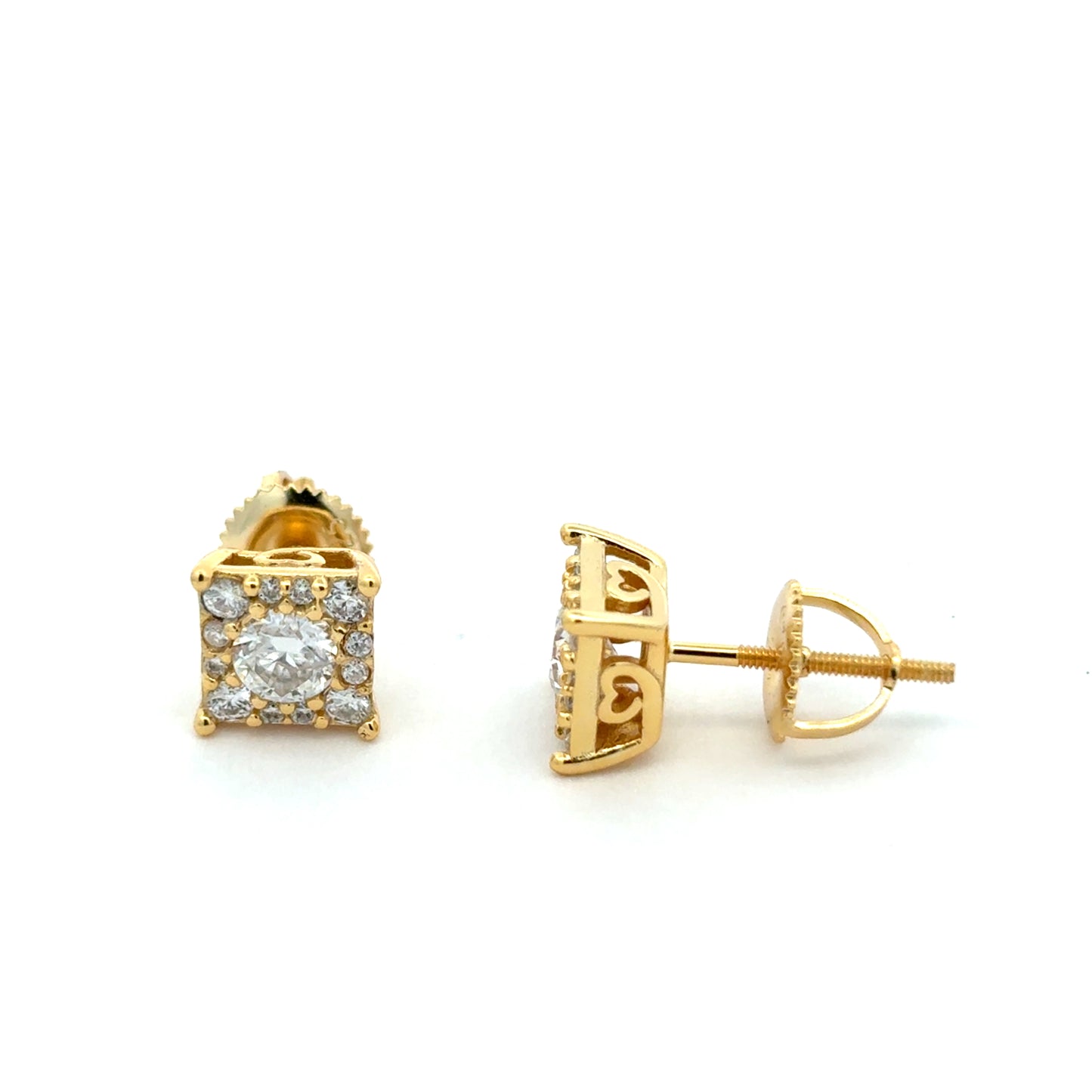 MEM-36 A (Moissanite Stone Earring)