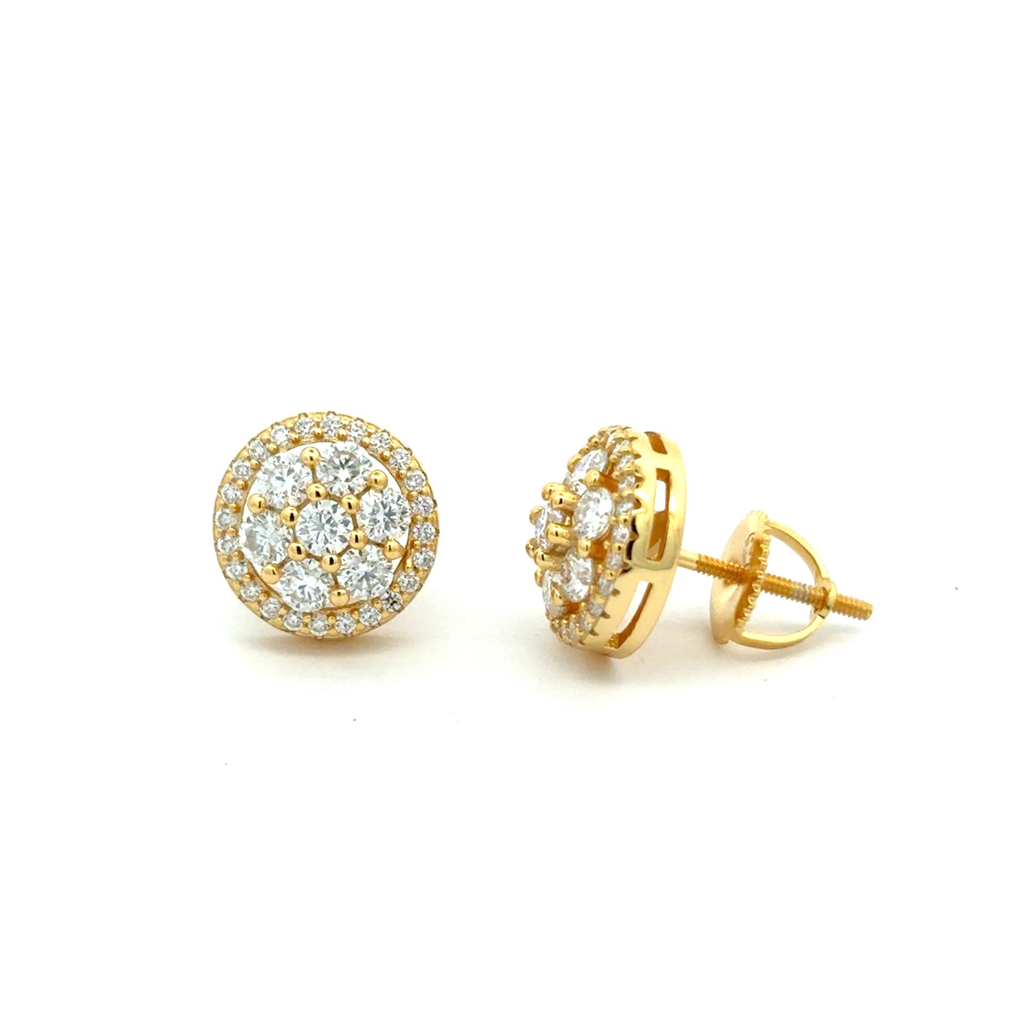 MEM-42 (Moissanite Stone Earring)