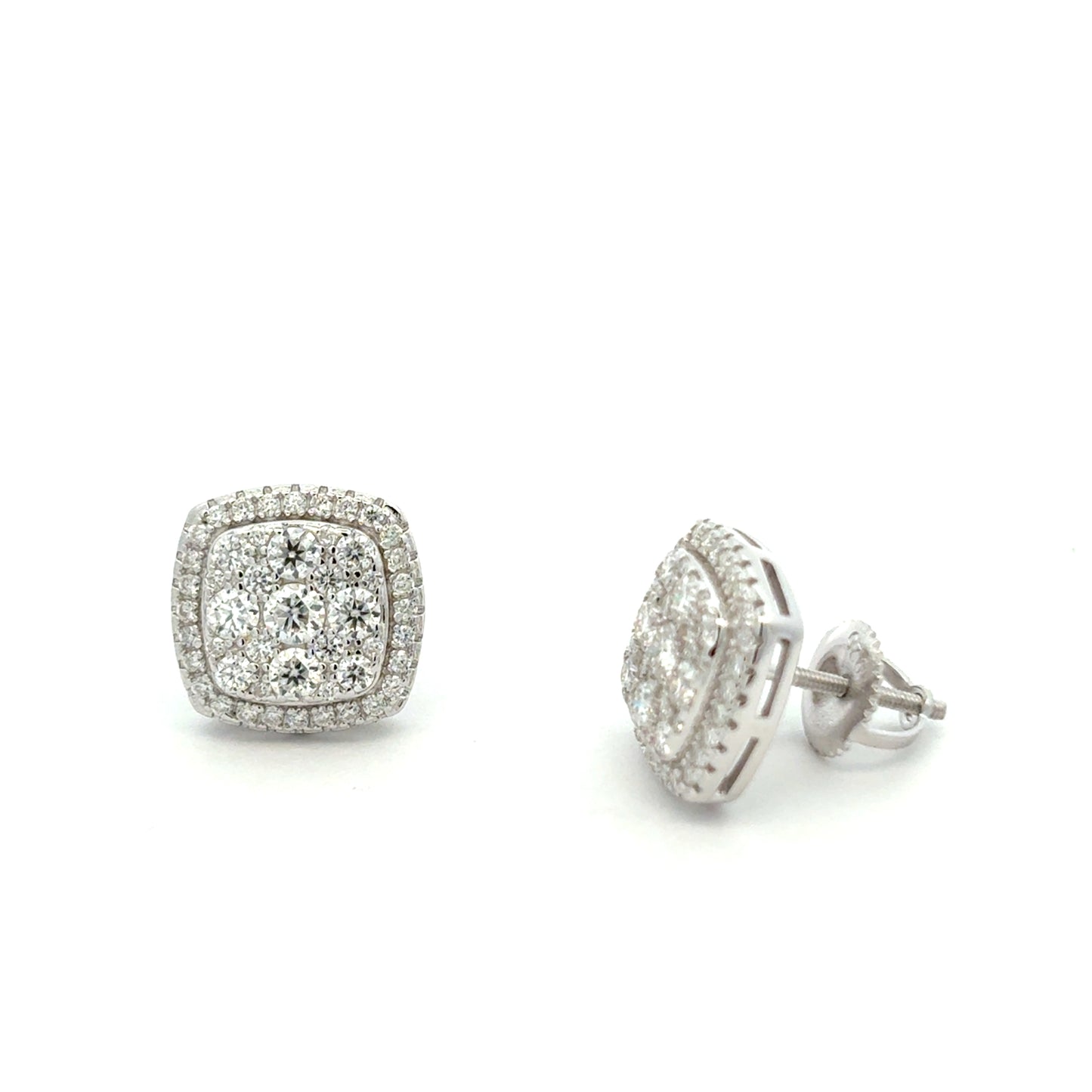 MEM-44 (Moissanite Stone Earring)