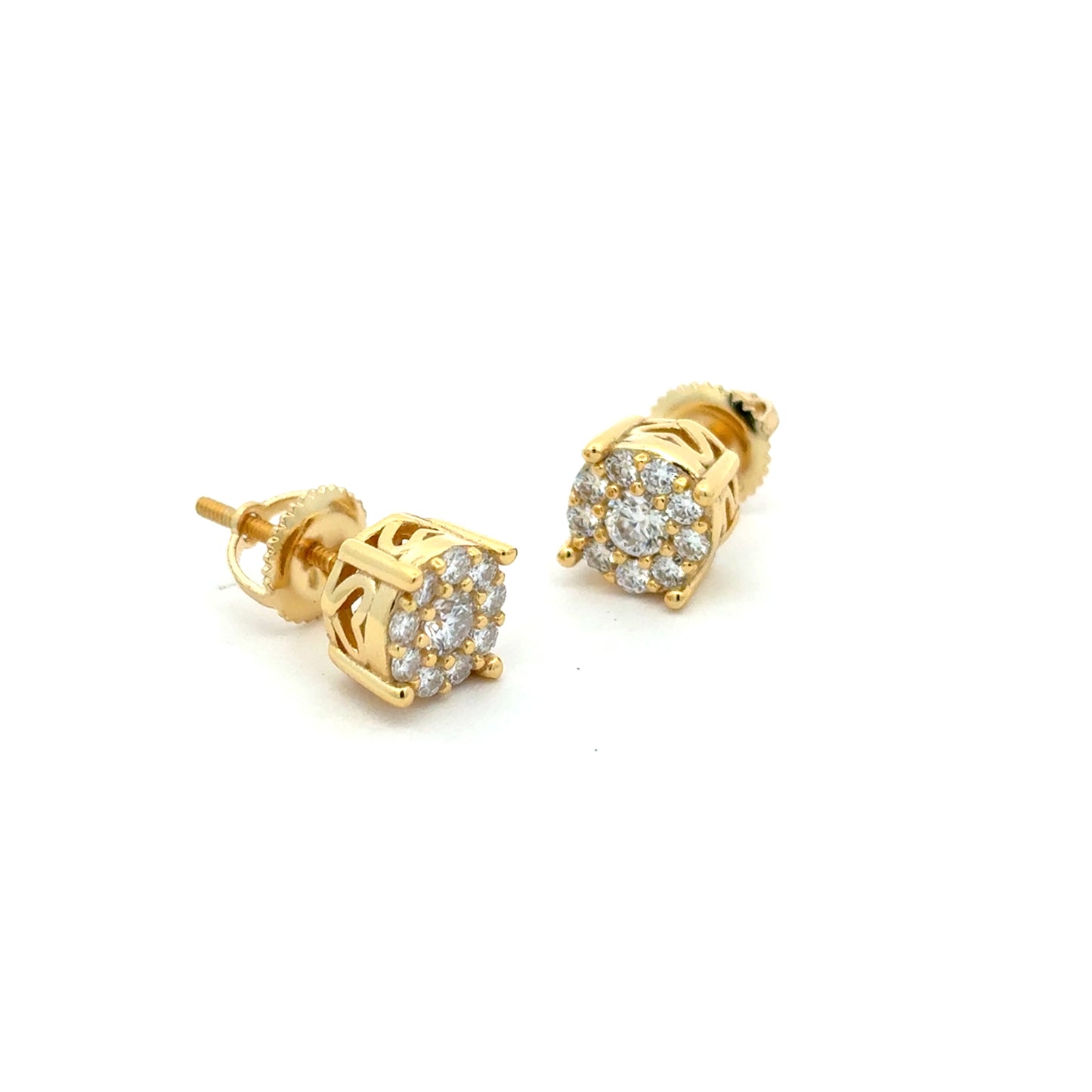 MEM-45 (Moissanite Stone Earring)