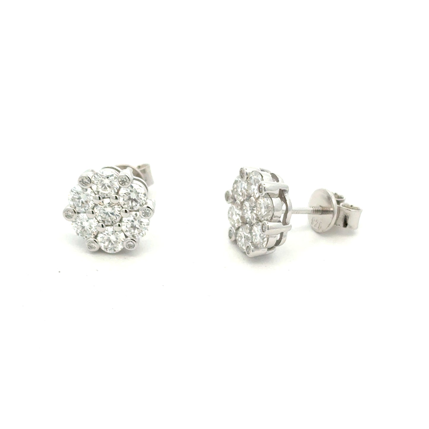 MEM-53 (Moissanite Stone Earring)