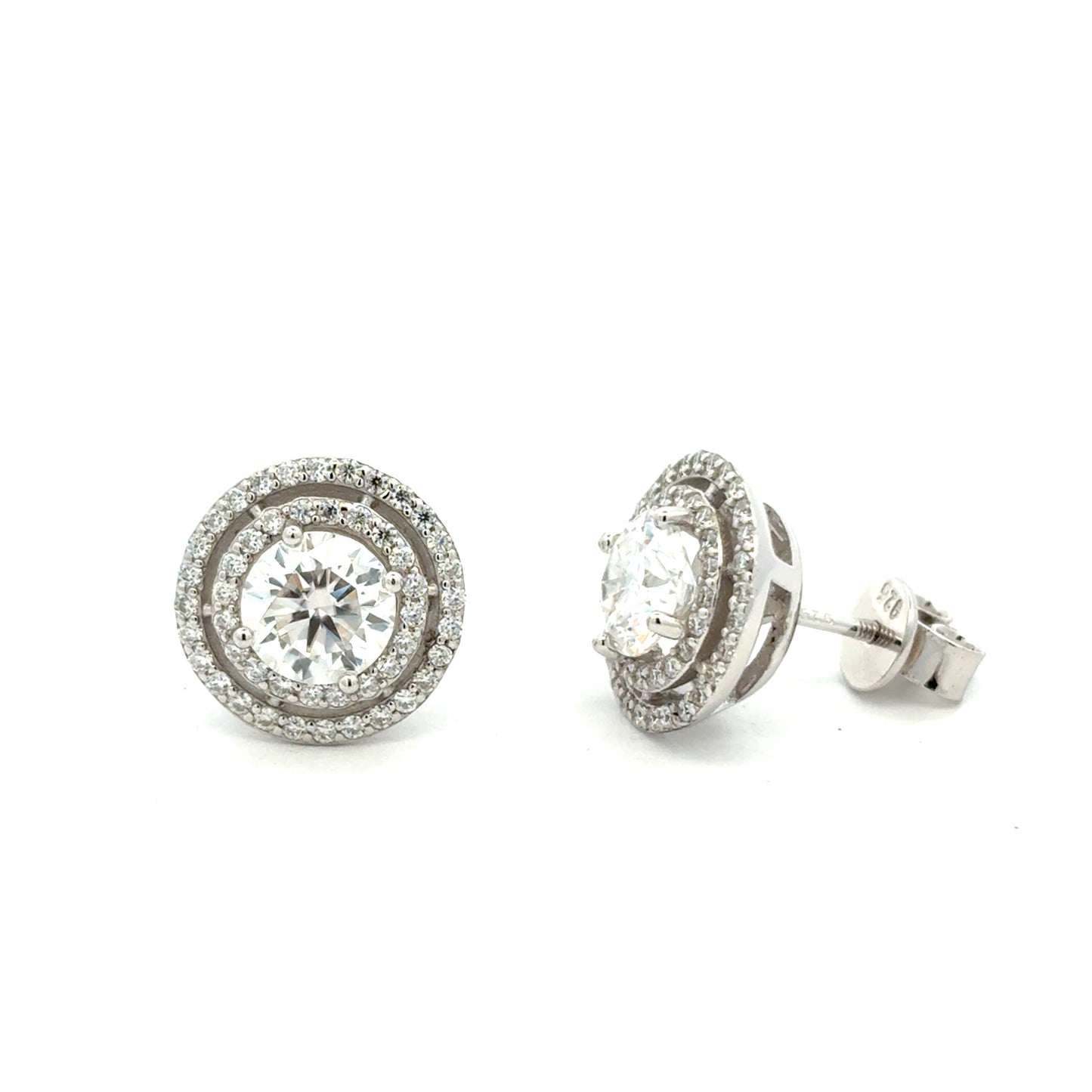 MEW-641-A(Moissanite Stone Earring)