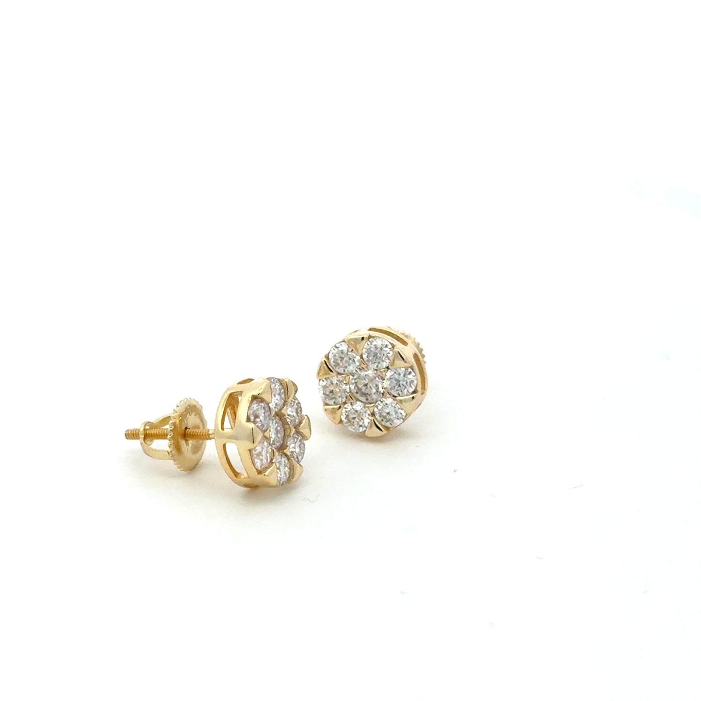 MEM-67 A (Moissanite Stone Earring)