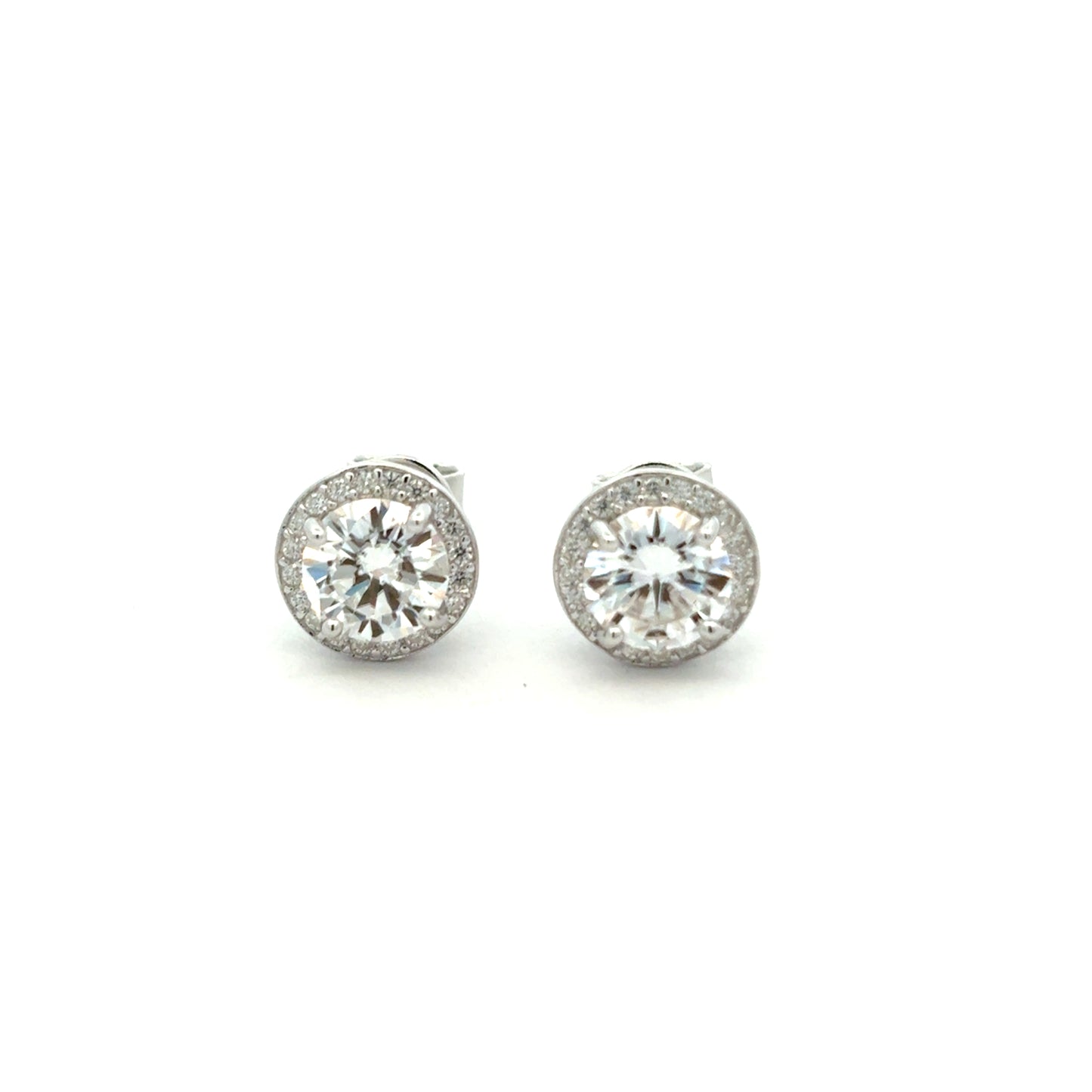 MEW-614 * push back (Moissanite Stone Earring)