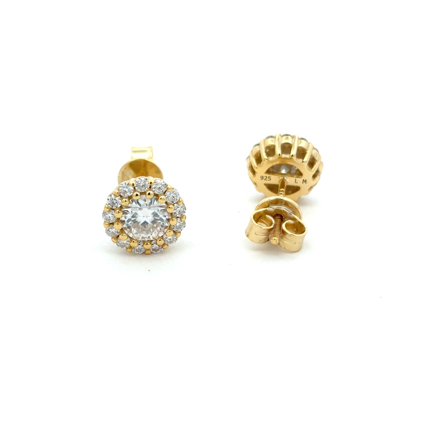 MEW-627 * push back (Moissanite Stone Earring)