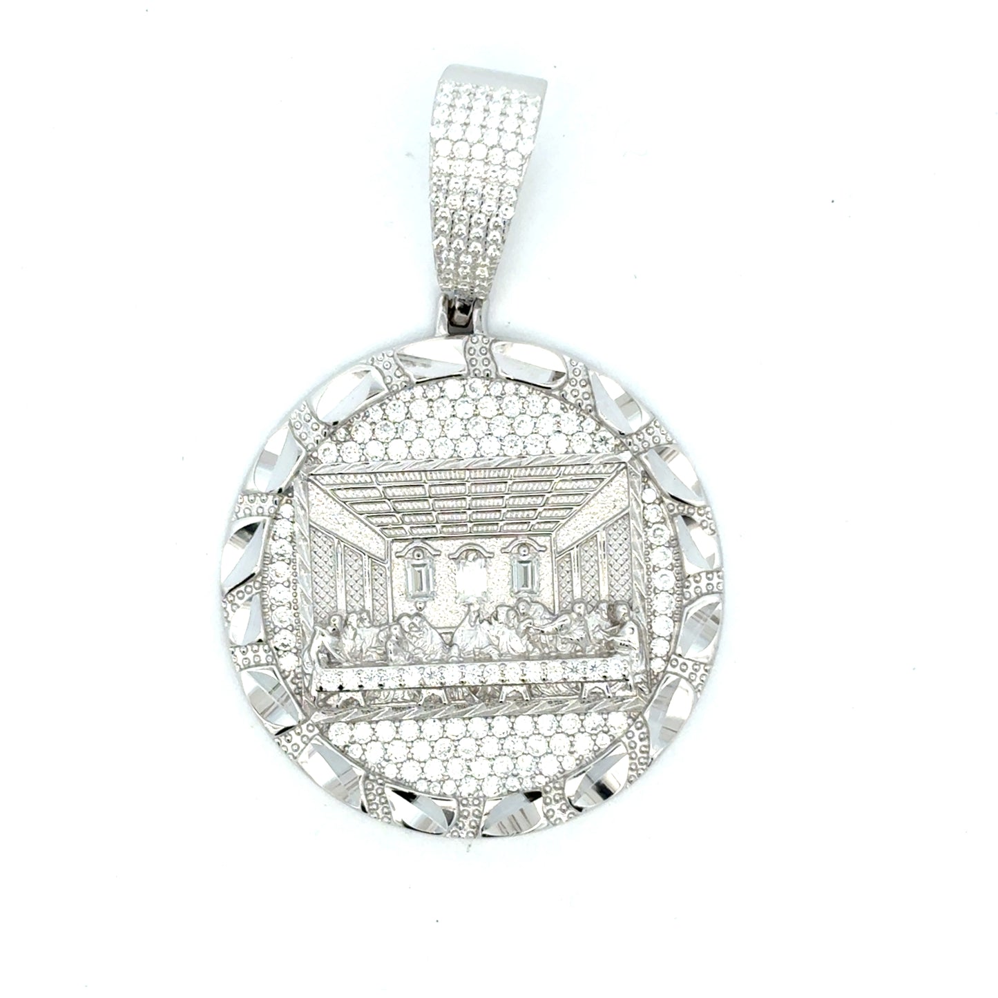 MPM-13 (Colgante de plata con piedra de moissanita)