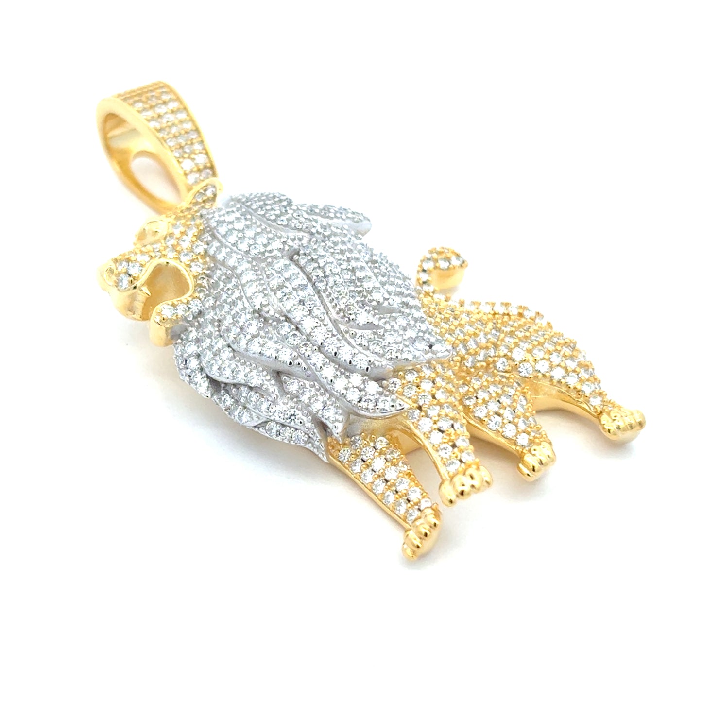 MP-53 (Moissanite Lion Pendant)