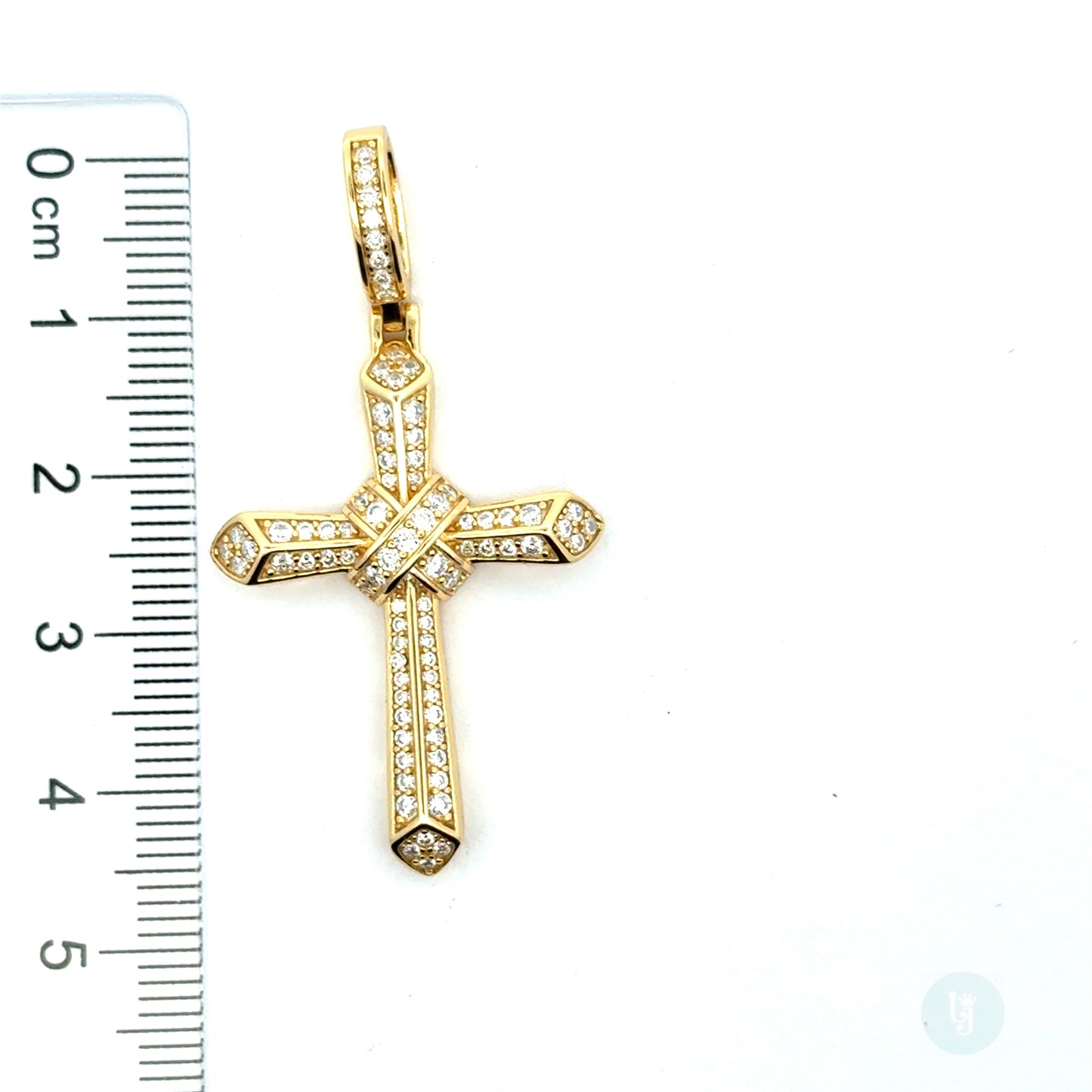 MP-54 (Moissanite Cross Pendant)