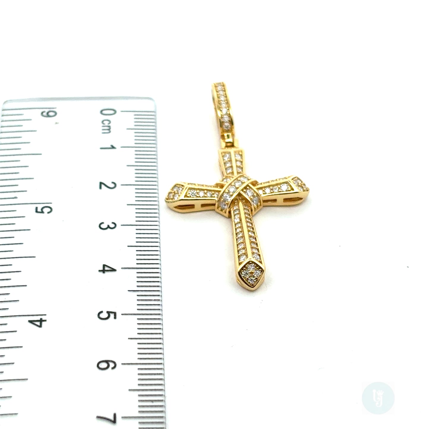 MP-54 (Moissanite Cross Pendant)