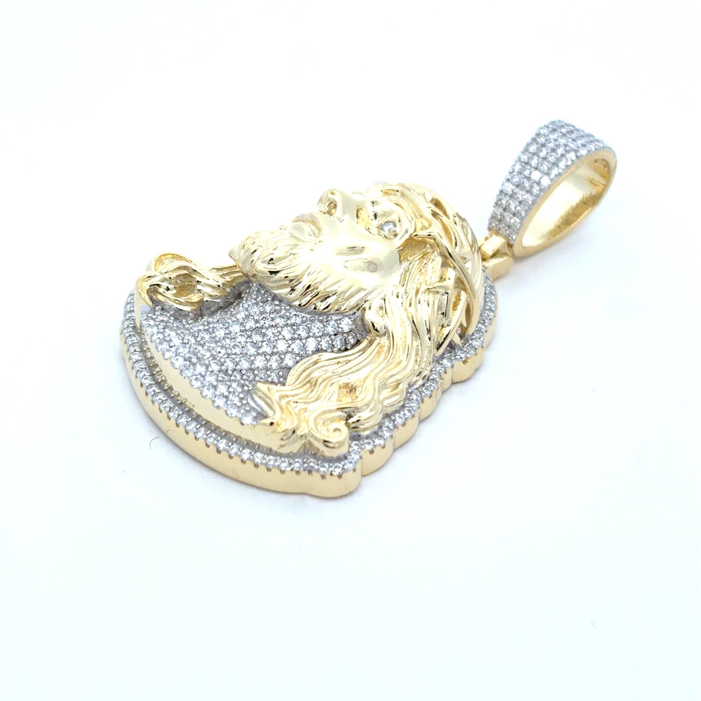 MP-68 (Moissanite Jesus Christ Pendant)