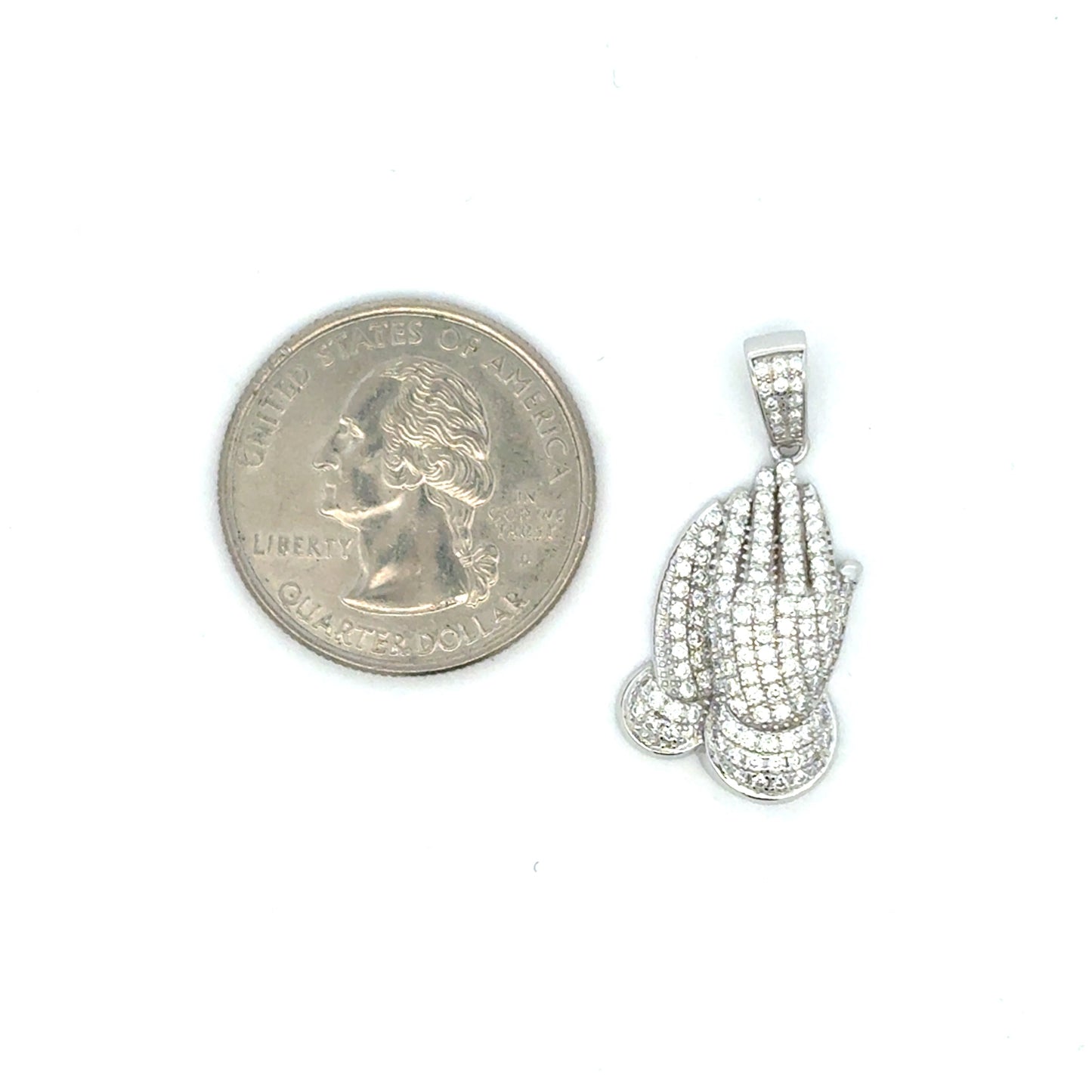 MP-76 * (Moissanite Stone Silver Pendant)