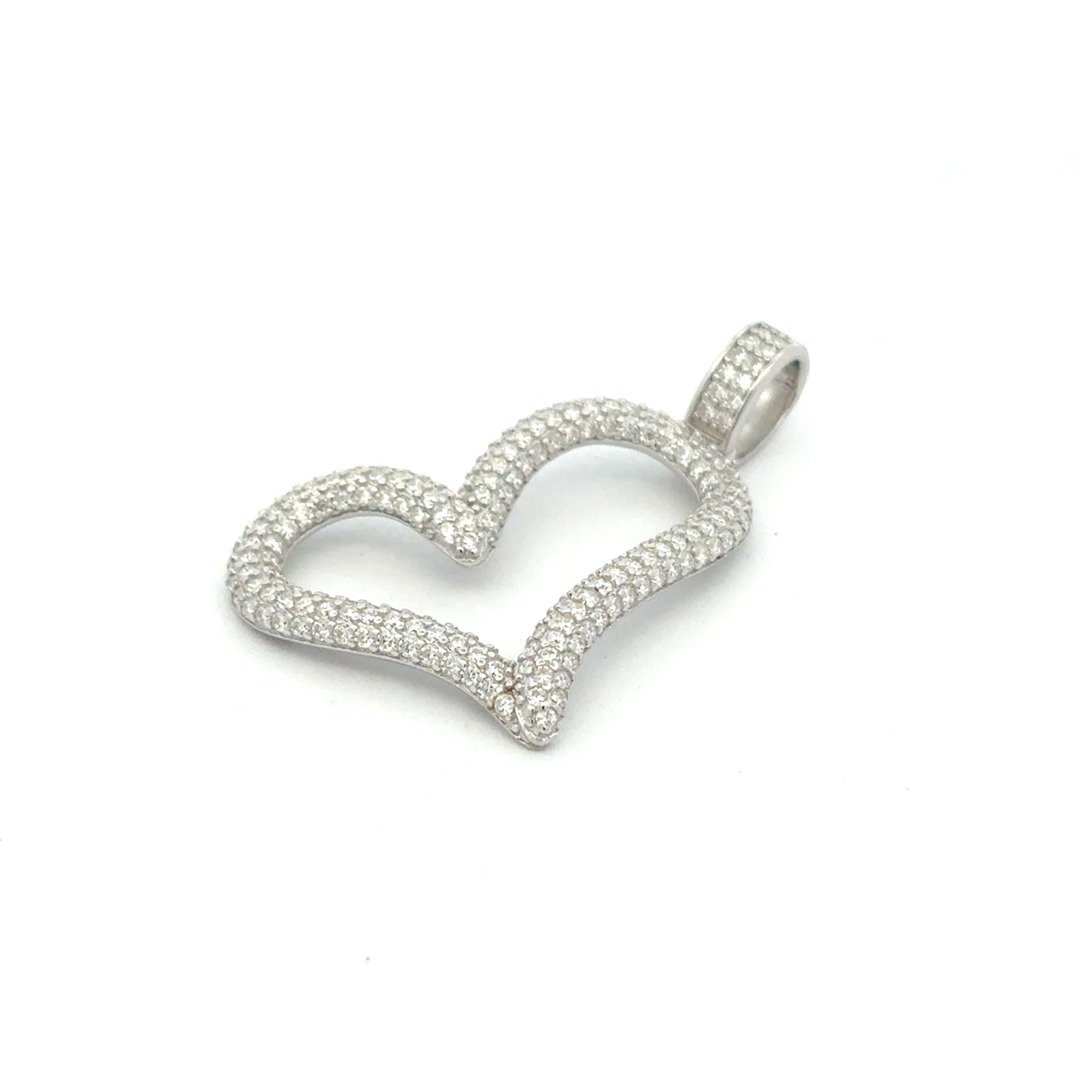 MP-87 (Moissanite Heart ♥ Pendant)