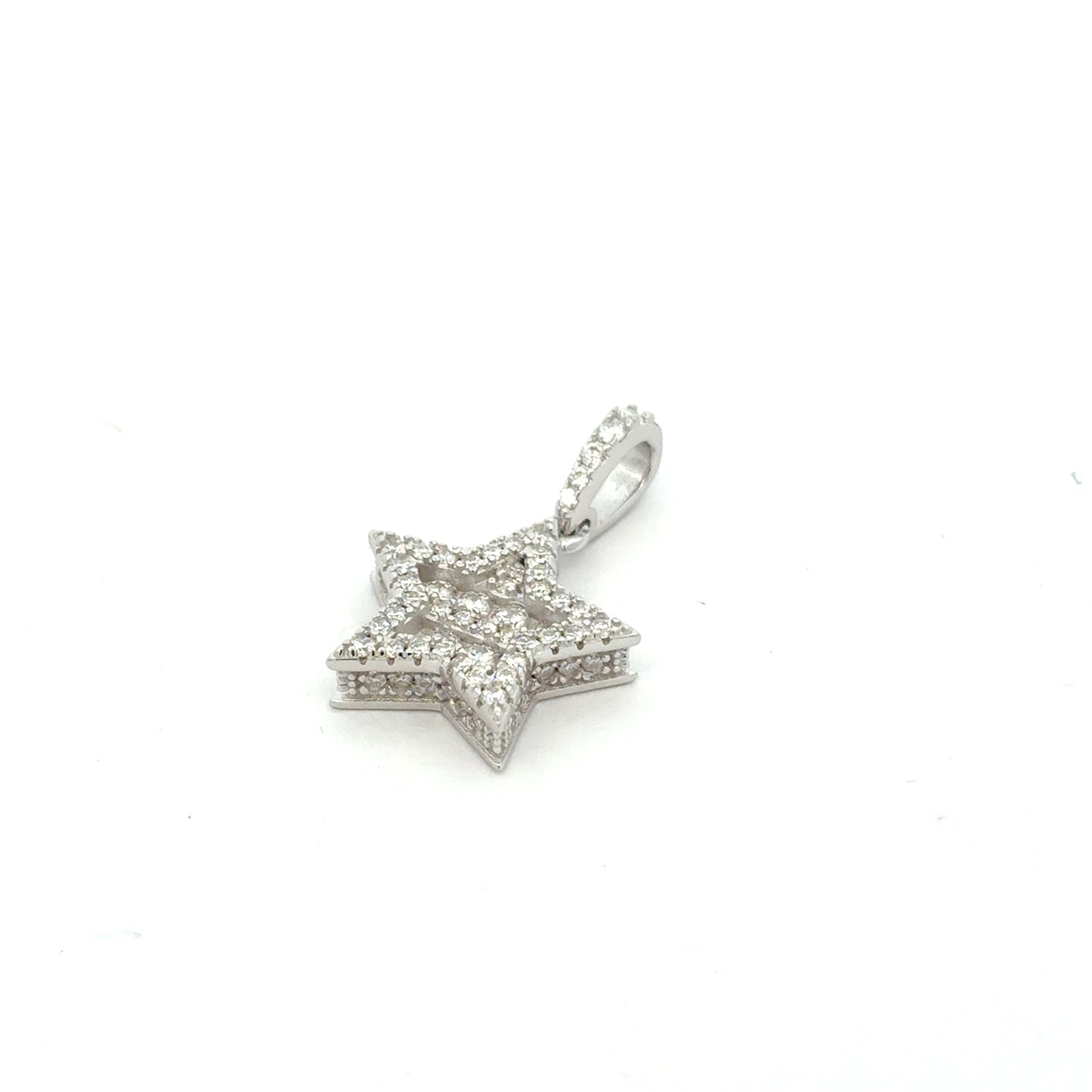 MP-113 (Moissanite Silver Star Pendant)