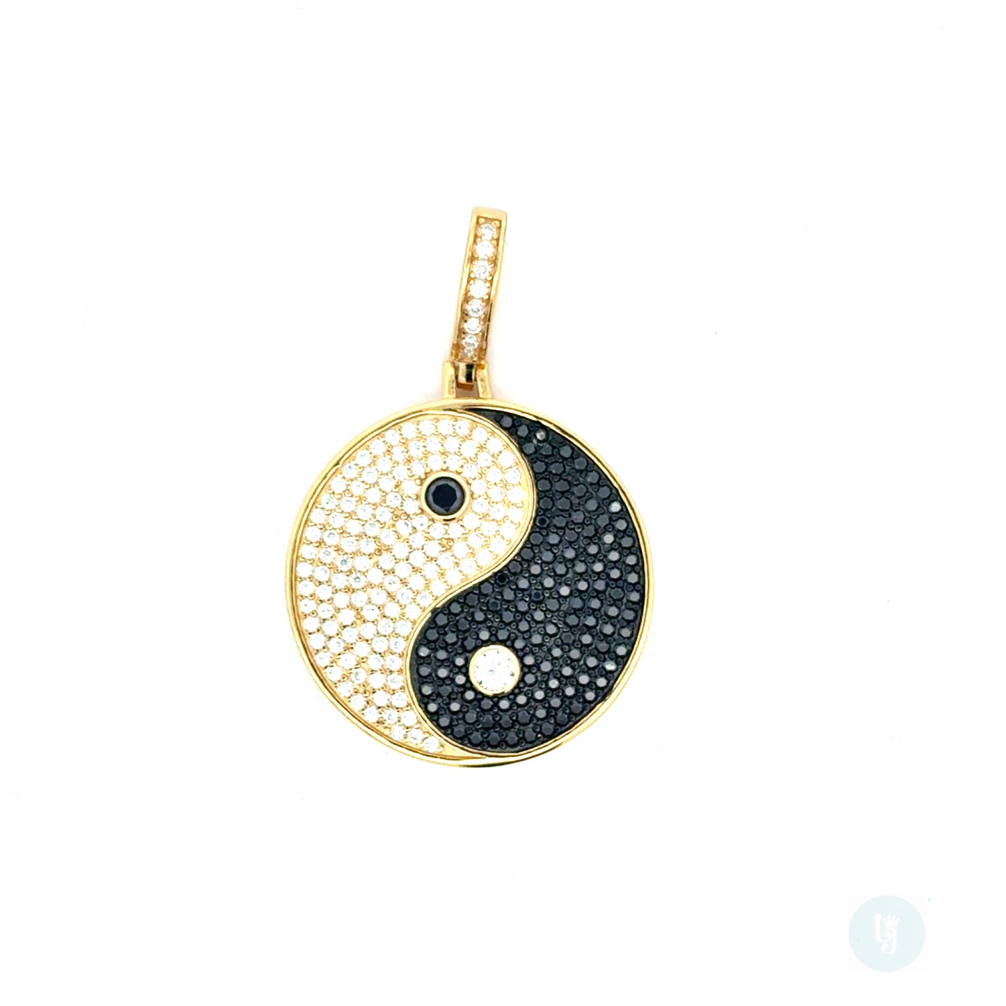 MP-38 (Moissanite Yin Yang ☯ Pendant)
