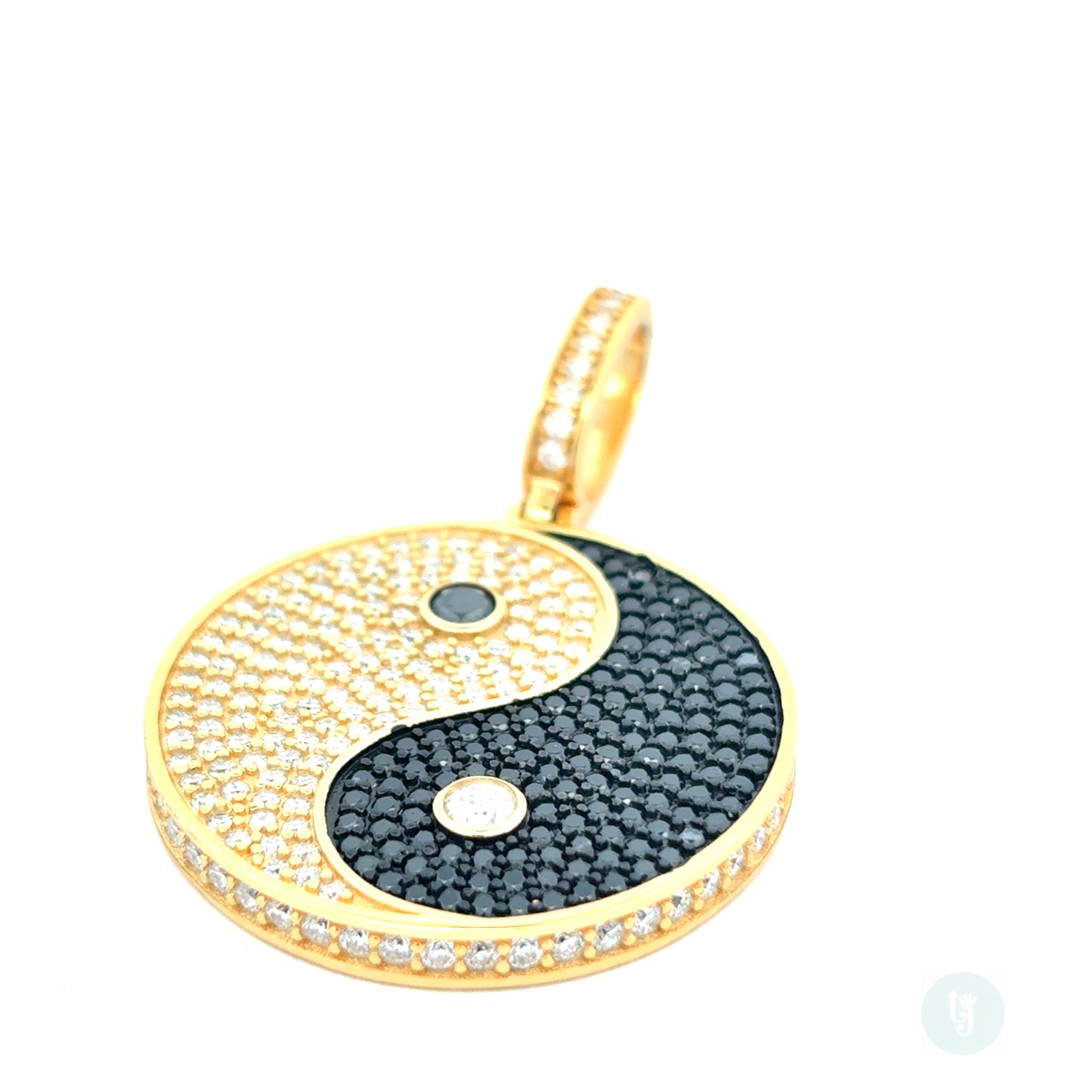 MP-38 (Moissanite Yin Yang ☯ Pendant)