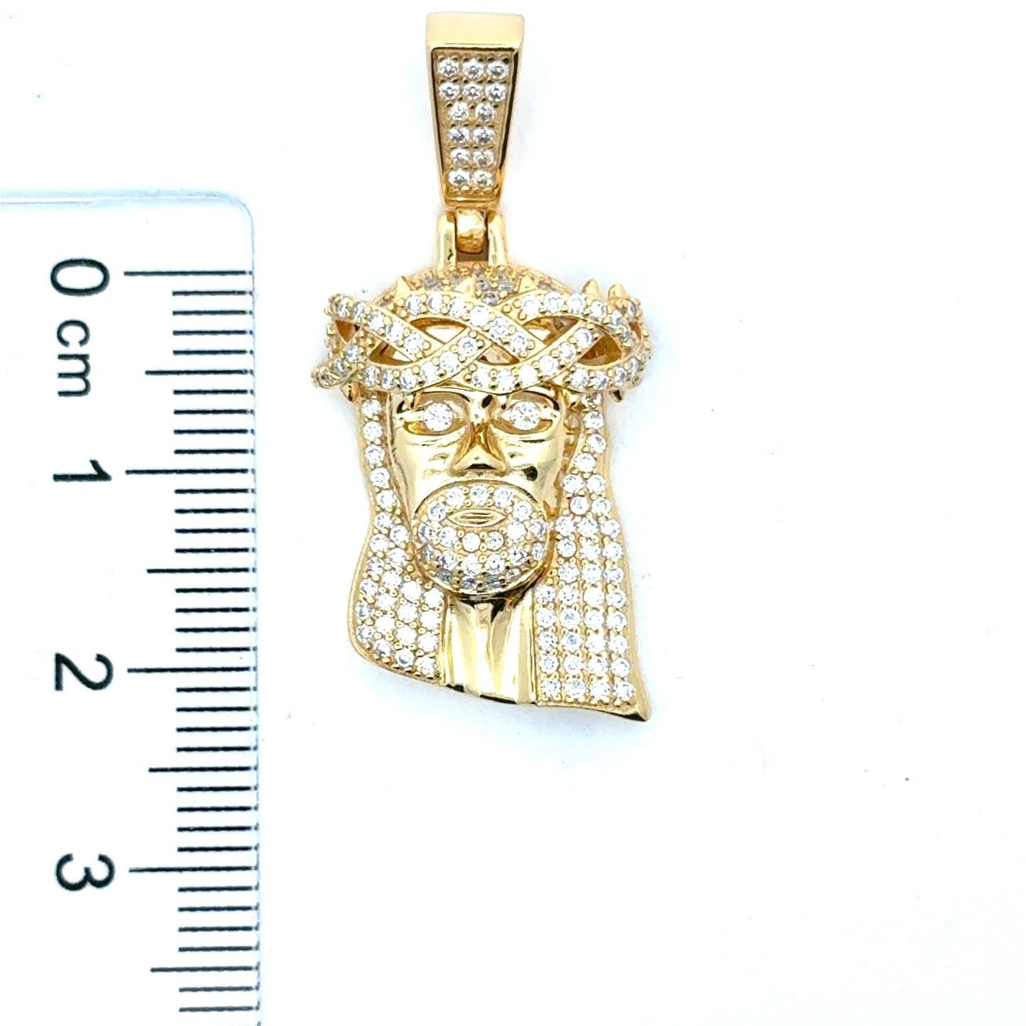 MPM-42 (Moissanite Jesus Head Pendant)