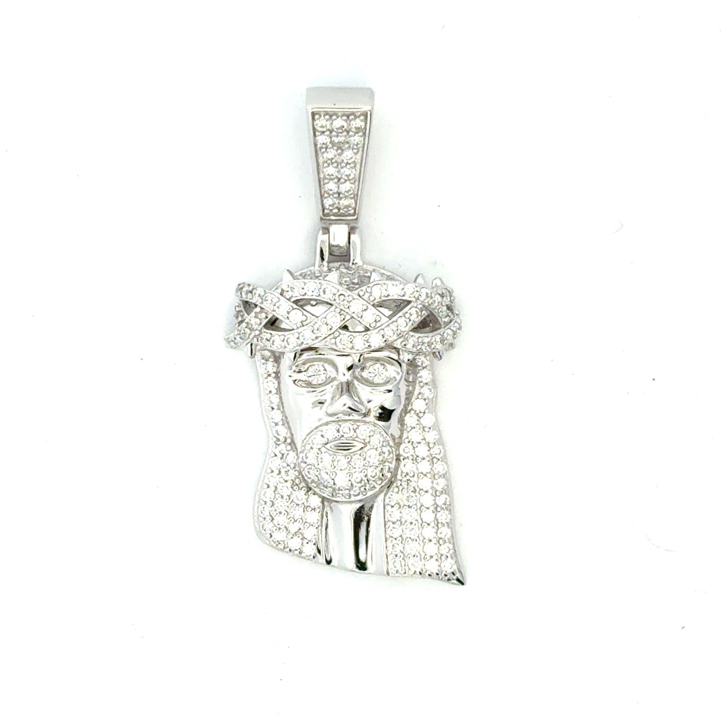 MPM-42 (Moissanite Jesus Head Pendant)
