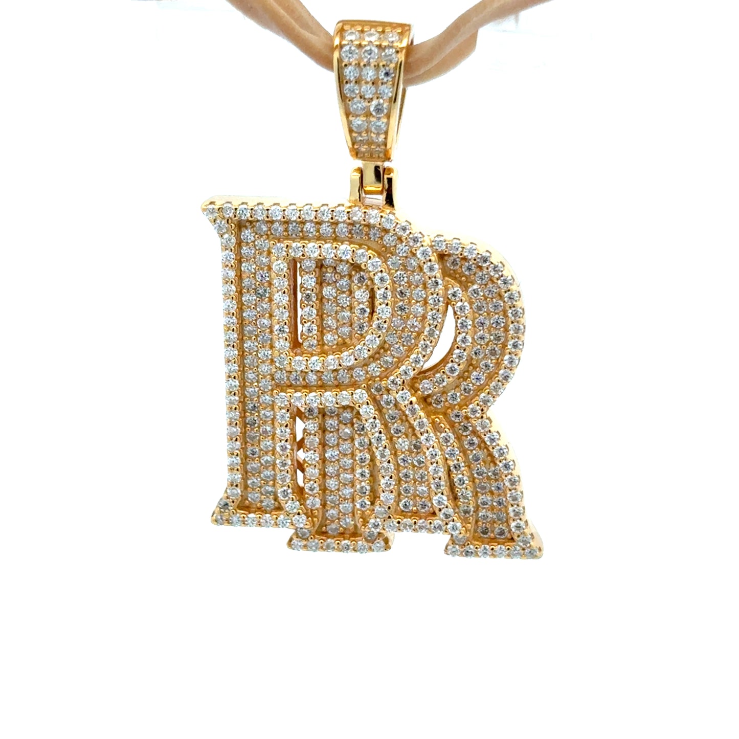 MP-52 (Moissanite R's Silver Pendant)