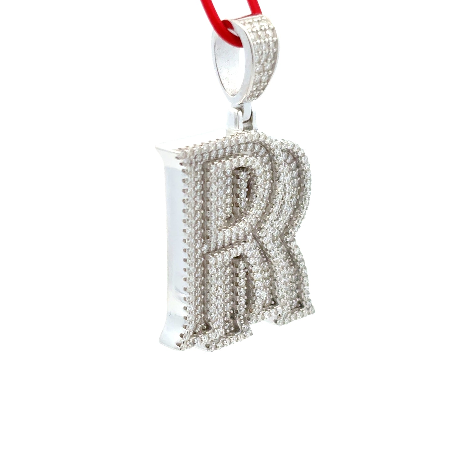 MP-52 (Moissanite R's Silver Pendant)