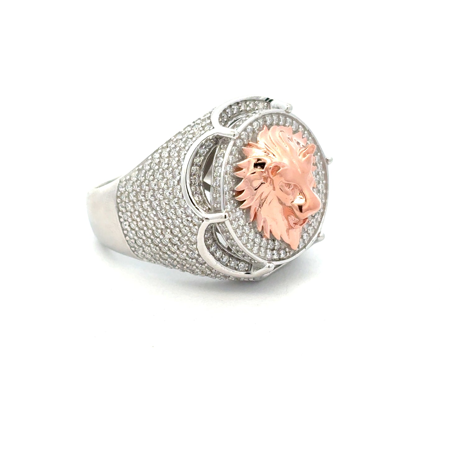 MRM-2 (Anillo de piedra moissanita para hombre)
