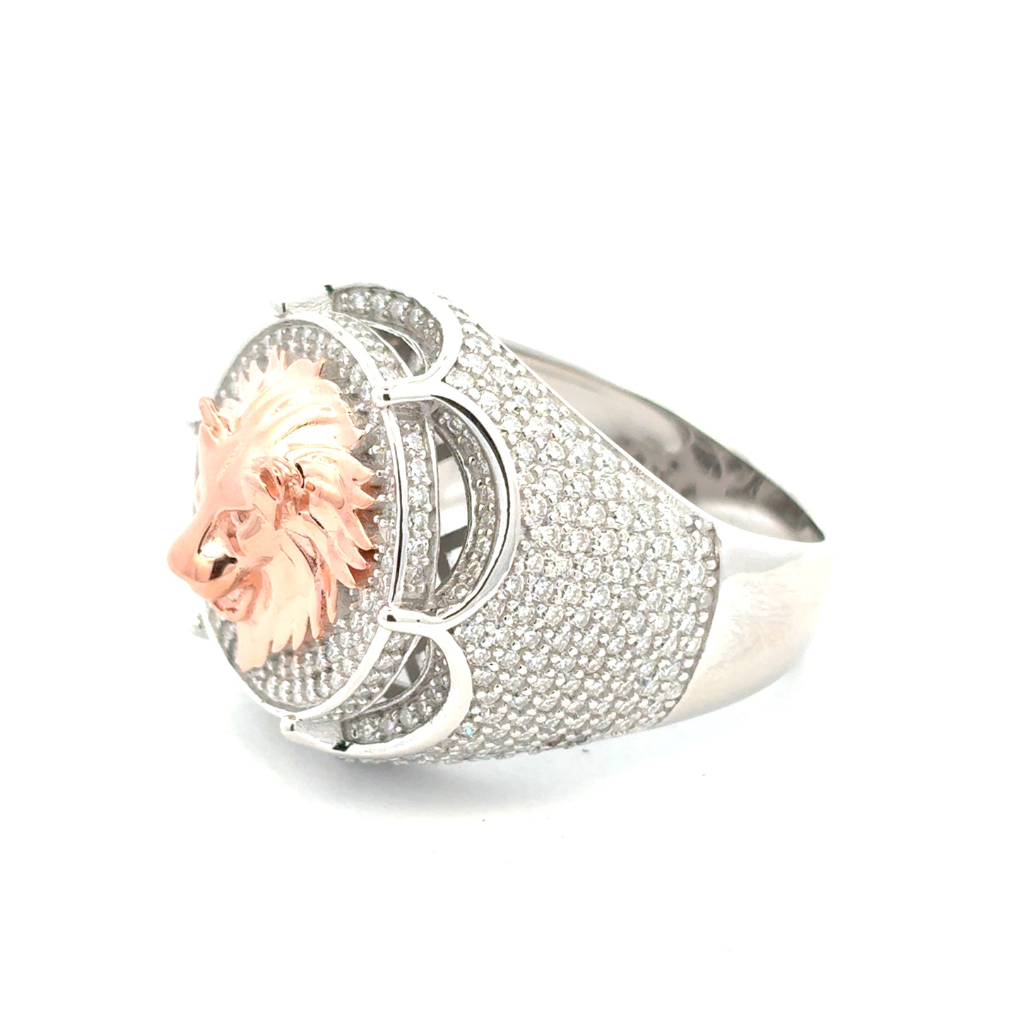 MRM-2 (Anillo de piedra moissanita para hombre)