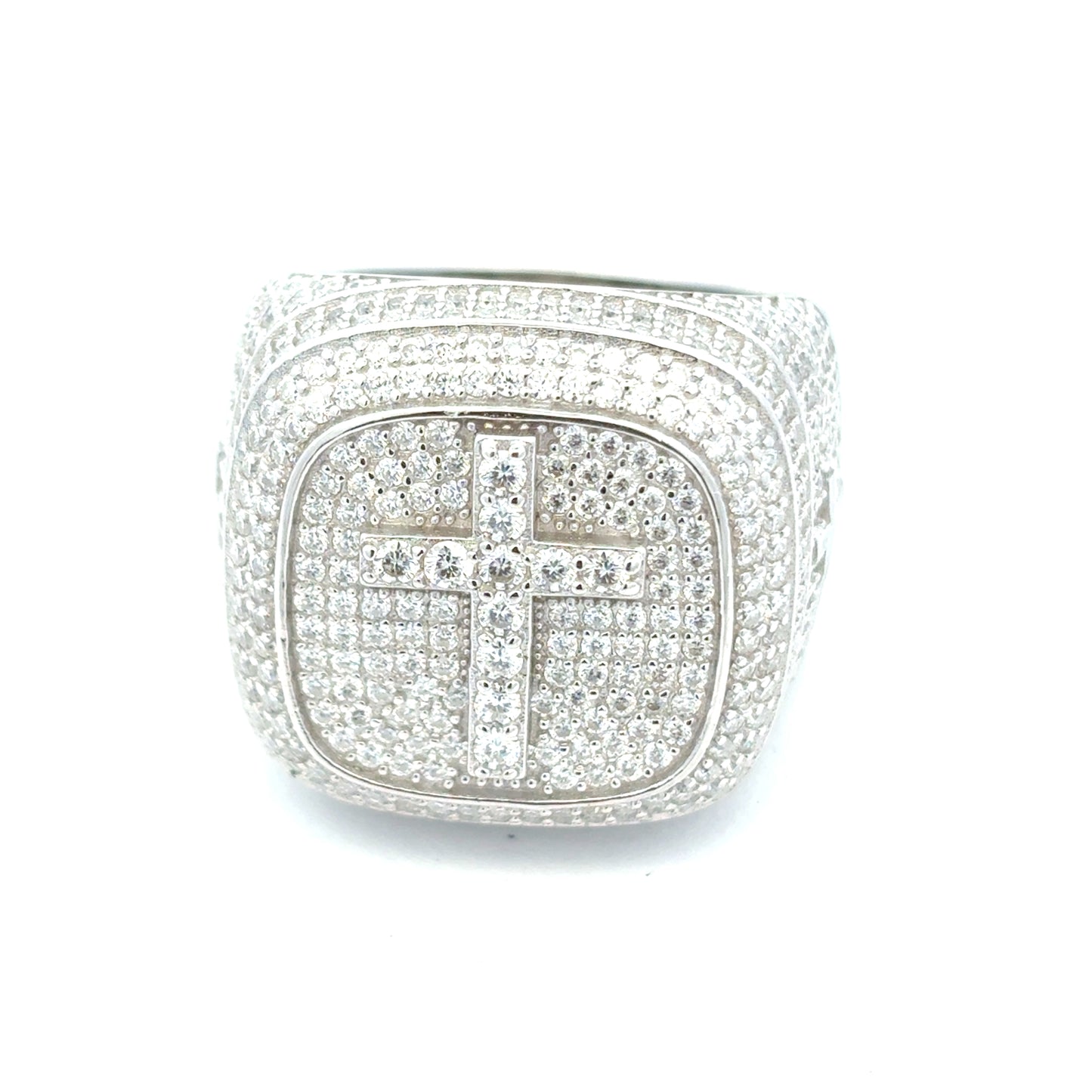 MRM-2 (Anillo de piedra moissanita para hombre)