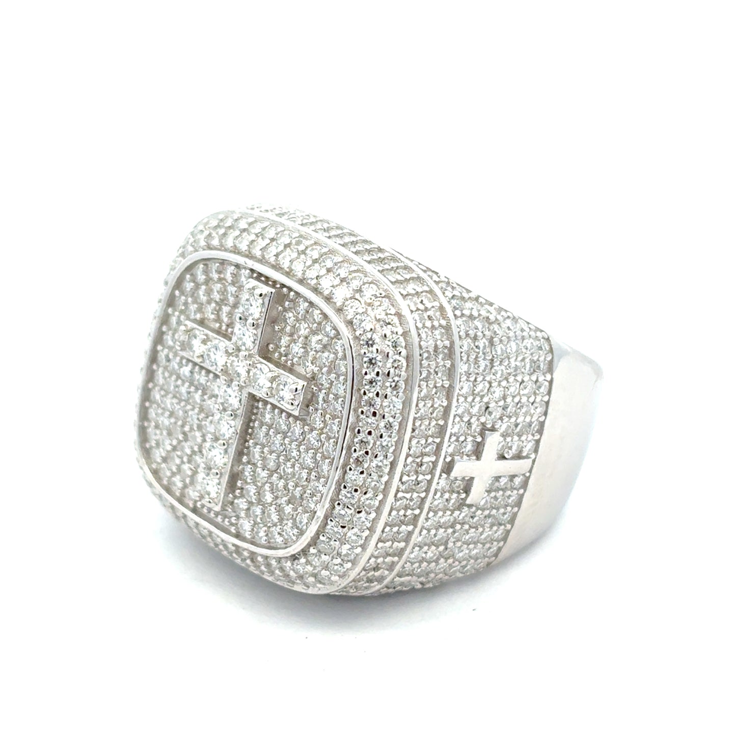 MRM-2 (Anillo de piedra moissanita para hombre)