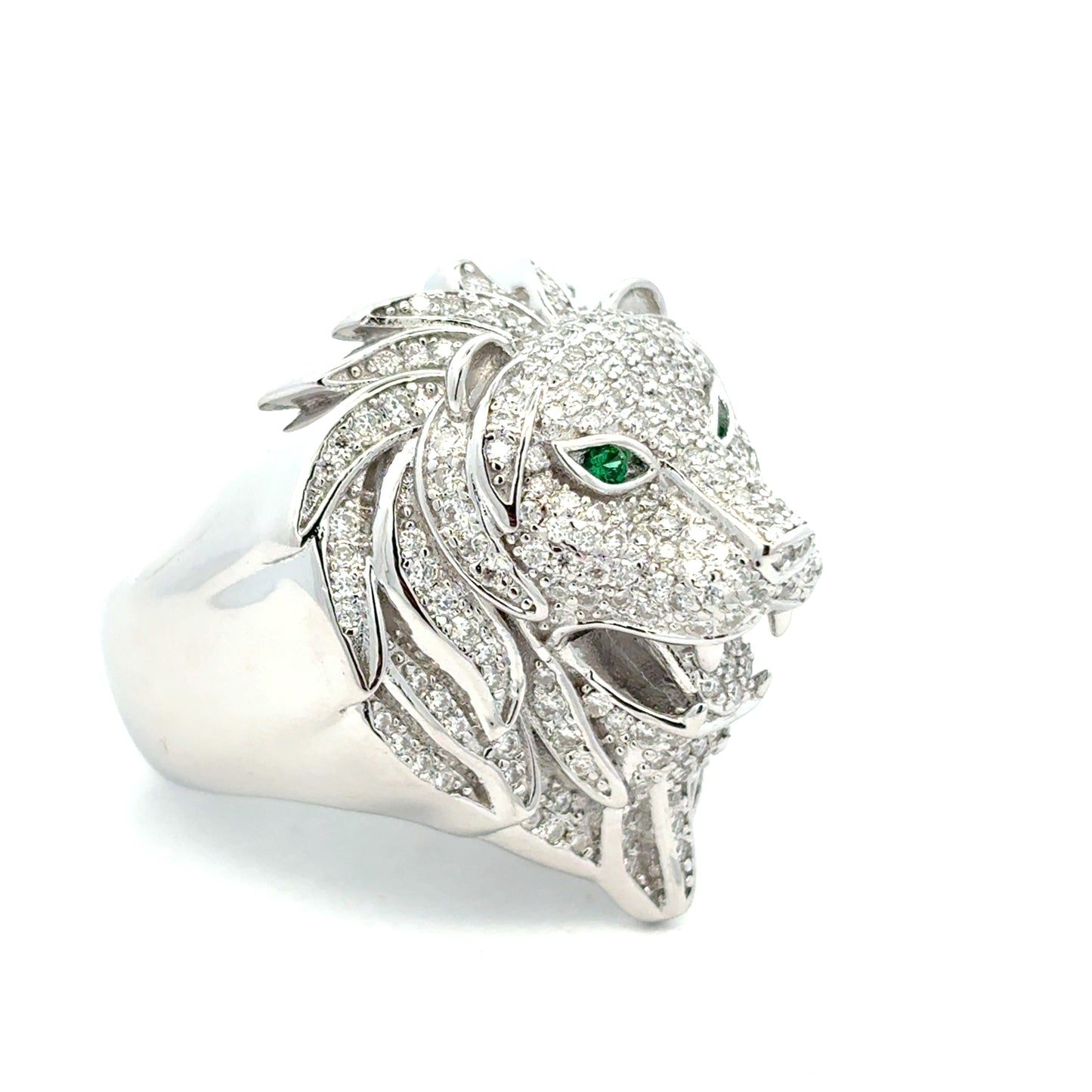 MRM-10 (Moissanite Lion Head Ring)