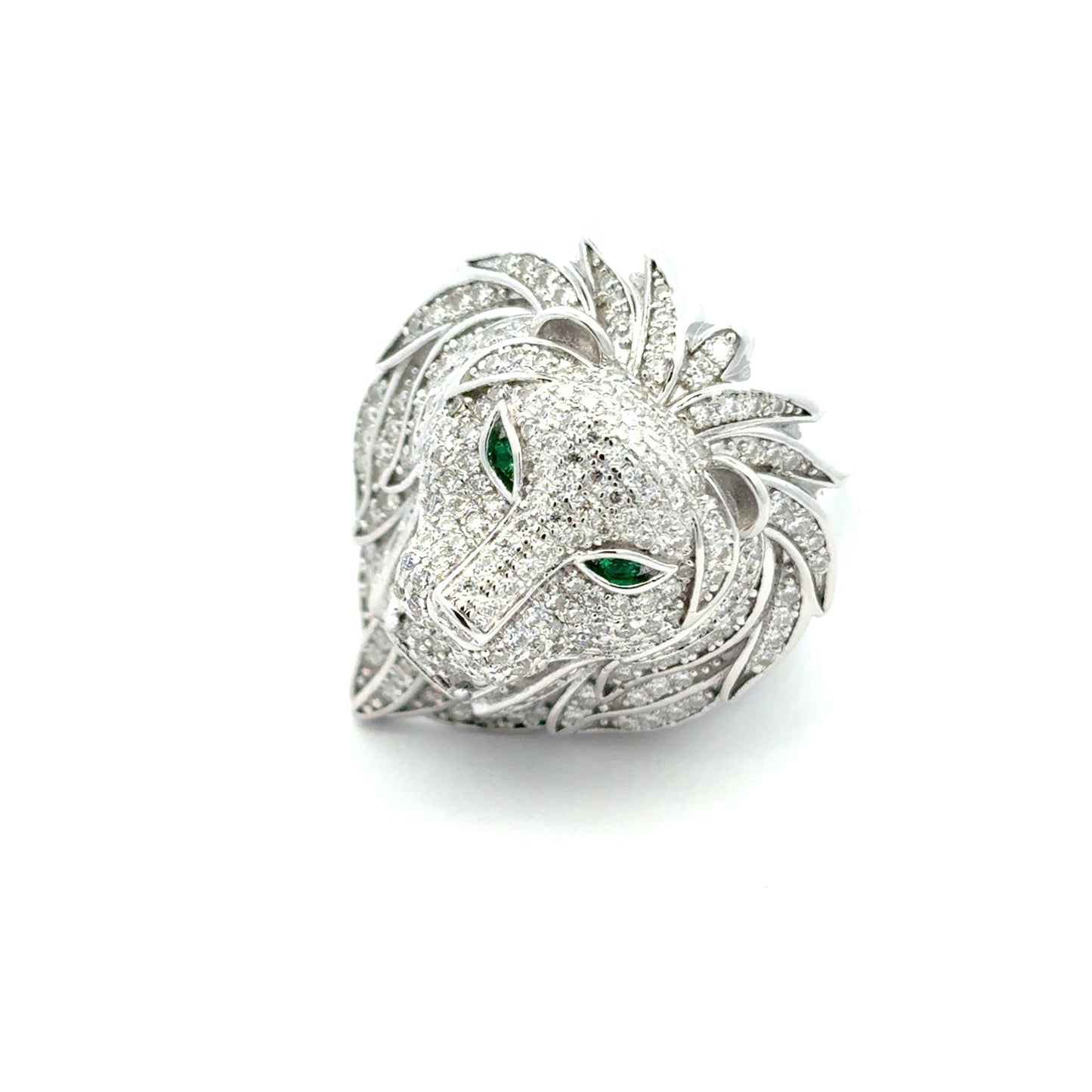 MRM-10 (Moissanite Lion Head Ring)