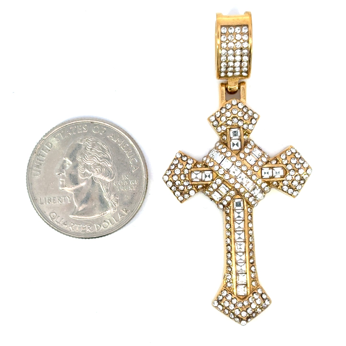 SP-1509-G (CROSS X PENDANT)