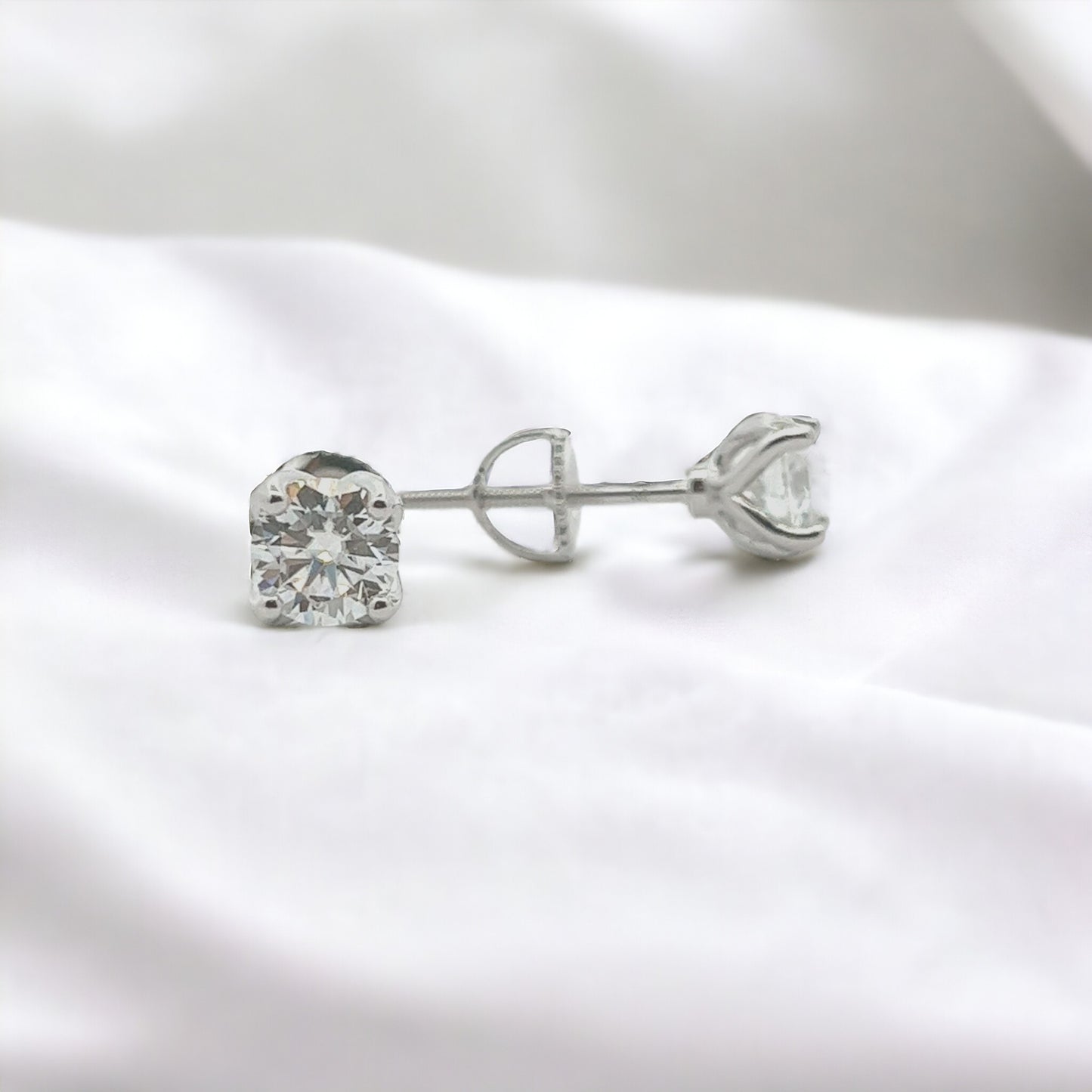 MEM-02 (5mm Moissanite Stone Earring)