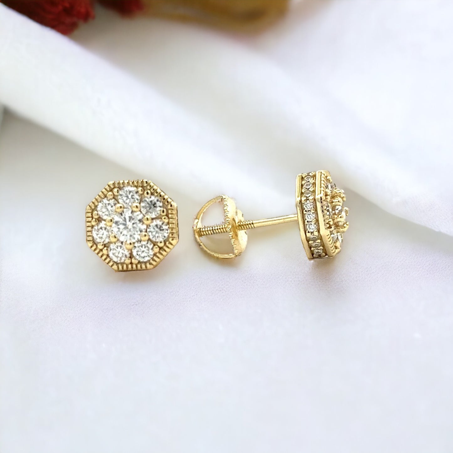 MEM-08 (Moissanite Stone Earring)