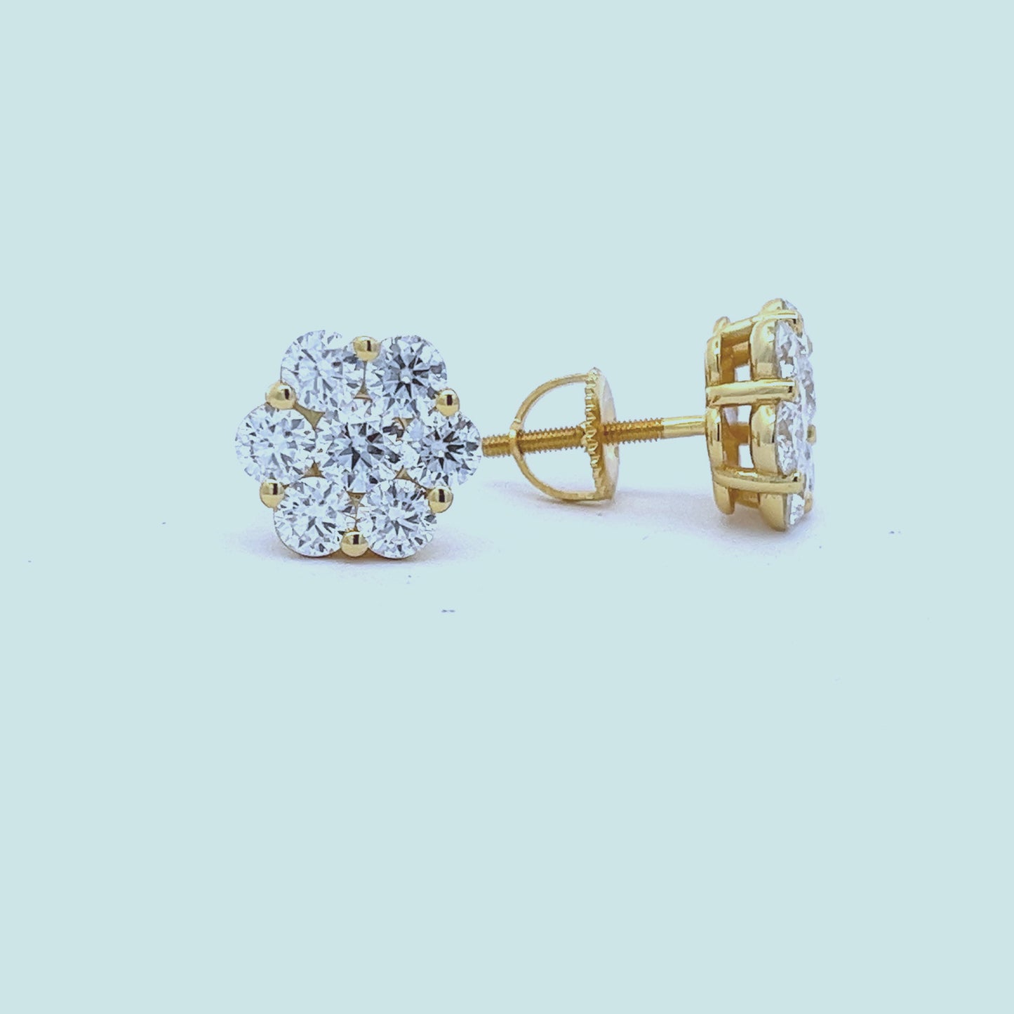 MEM-26 (Moissanite Stone Earring)