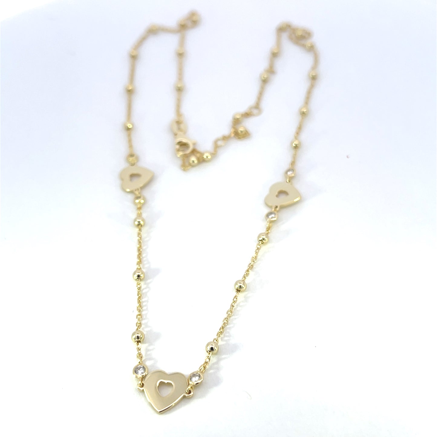 Three Heart Necklace