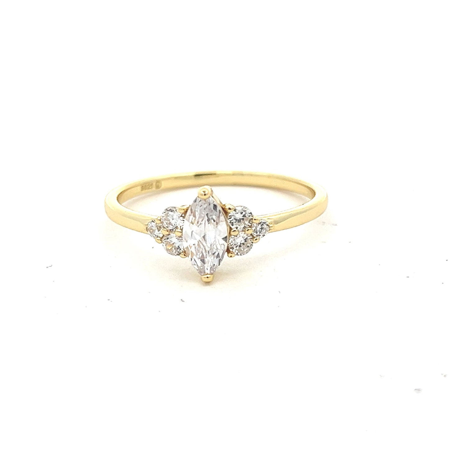 Marquise Simulated Stone Ring