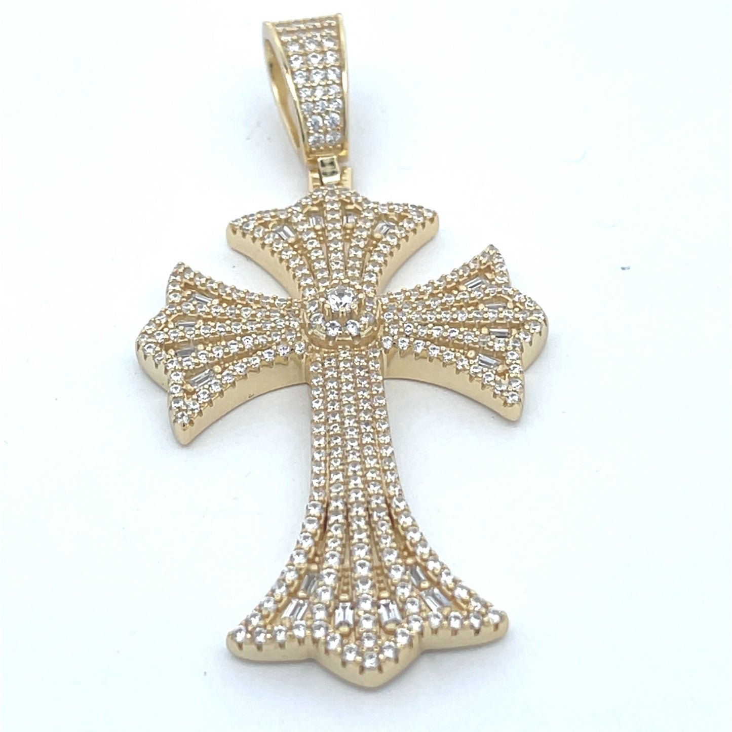 Silver Cross Pendant-STPM-689