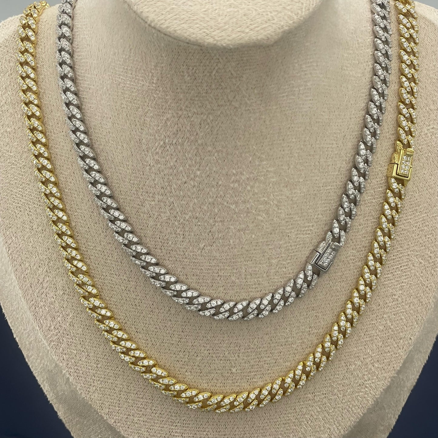 STNB-04 Silver Chain 6mm 7" 7.5" 8" 9" 16" 18" 20" Net Price