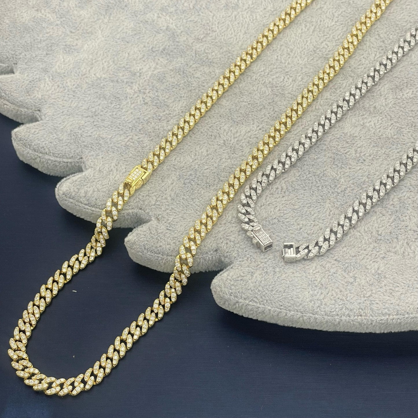 STNB-04 Silver Chain 6mm 7" 7.5" 8" 9" 16" 18" 20" Net Price
