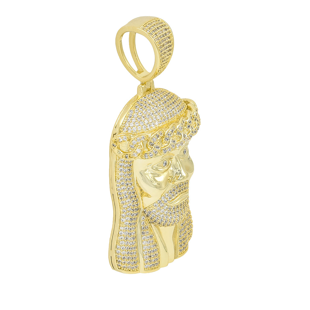 BRP-11 Brass Jesus Pendant