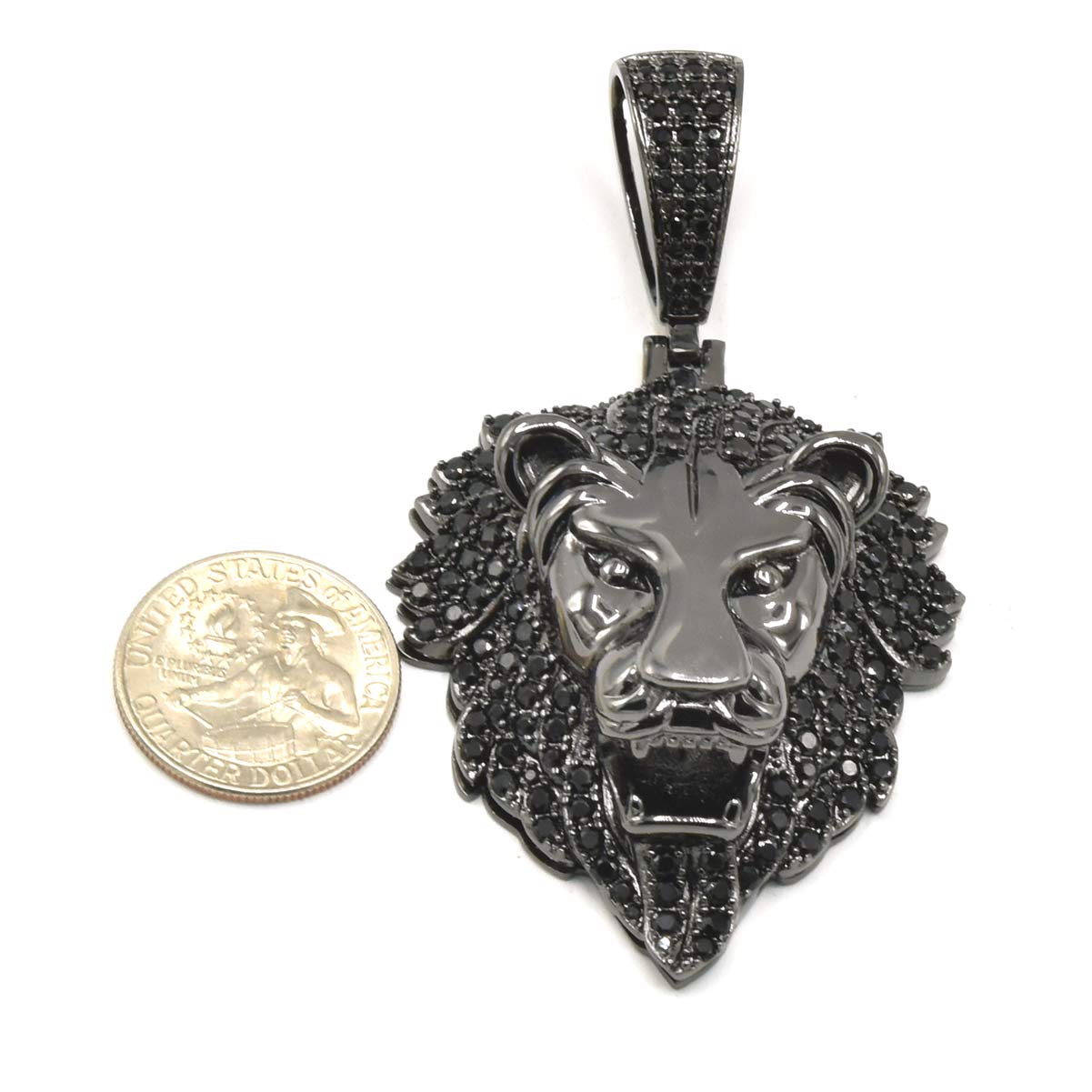 BRP-07 Brass Lion Pendant