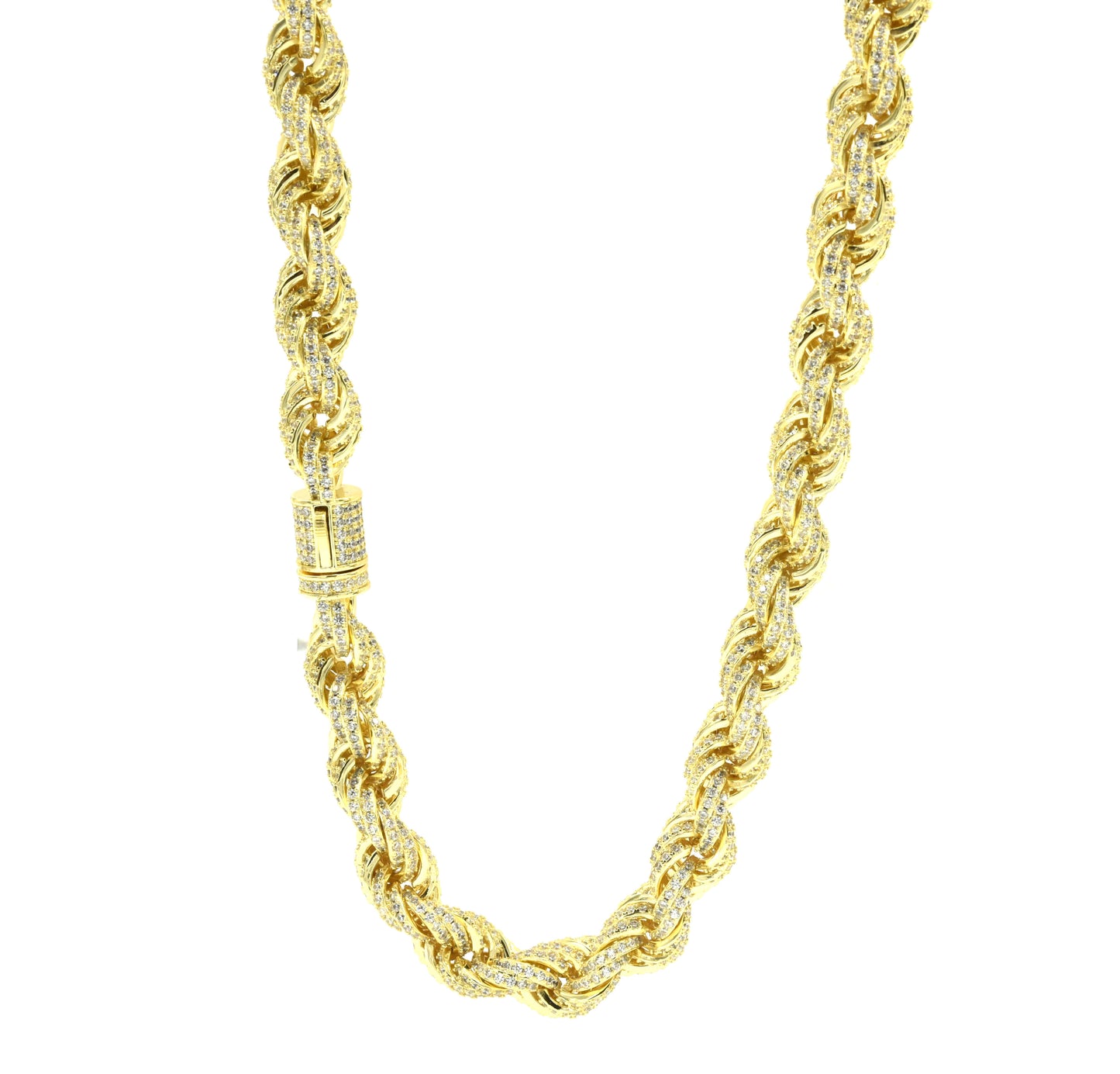 Brass 10mm Clip Lock Rope Chain 8“ 9" 18" 20" 24"